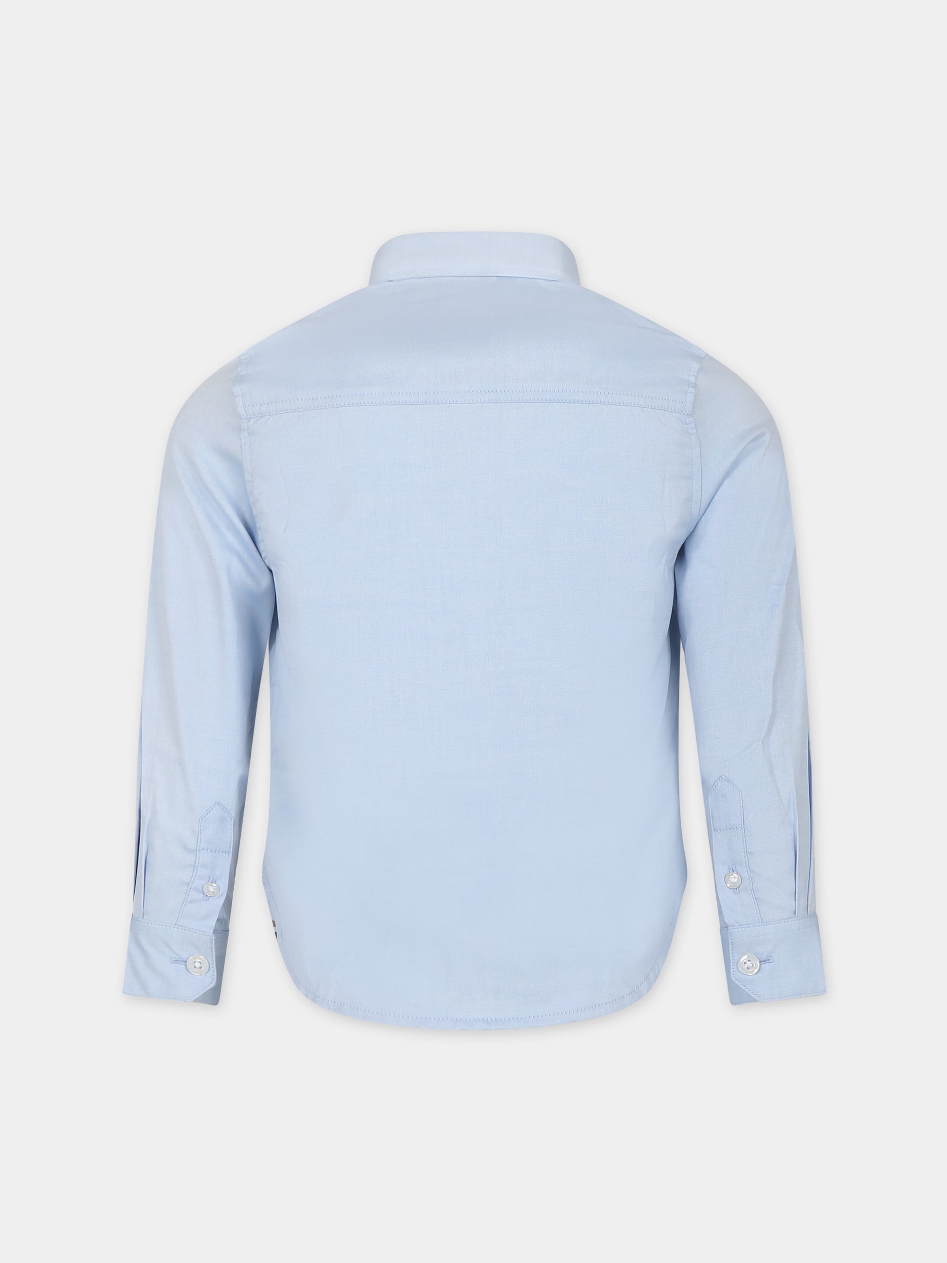 Camicia celeste per bambino,Boss,J50694 77D