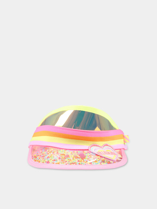 Cappello con visiera multicolor per bambina,Billieblush,U20341 499