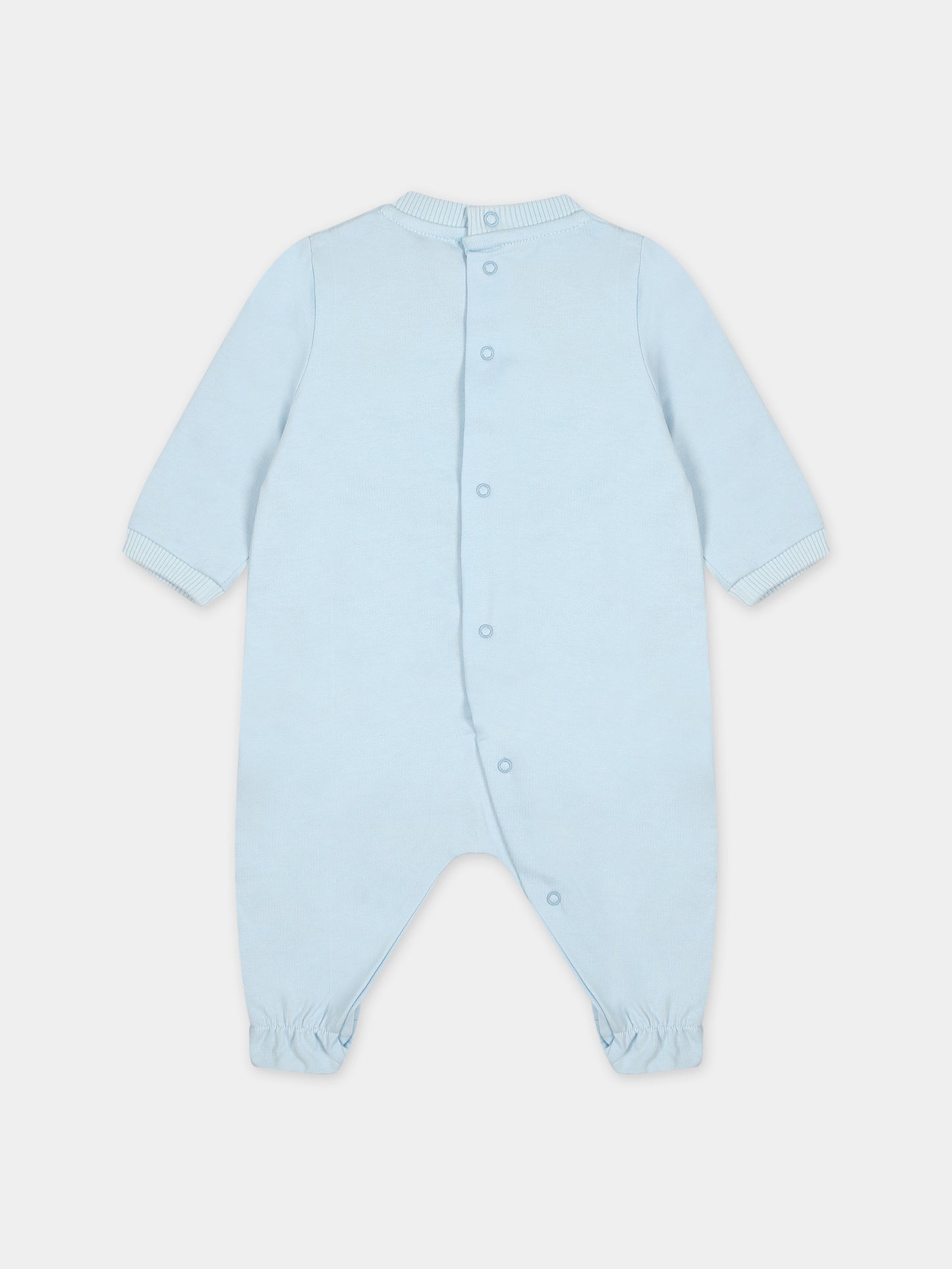 Tutina celeste per neonato con Teddy Bear,Moschino Kids,MUT03V LCA19 40304