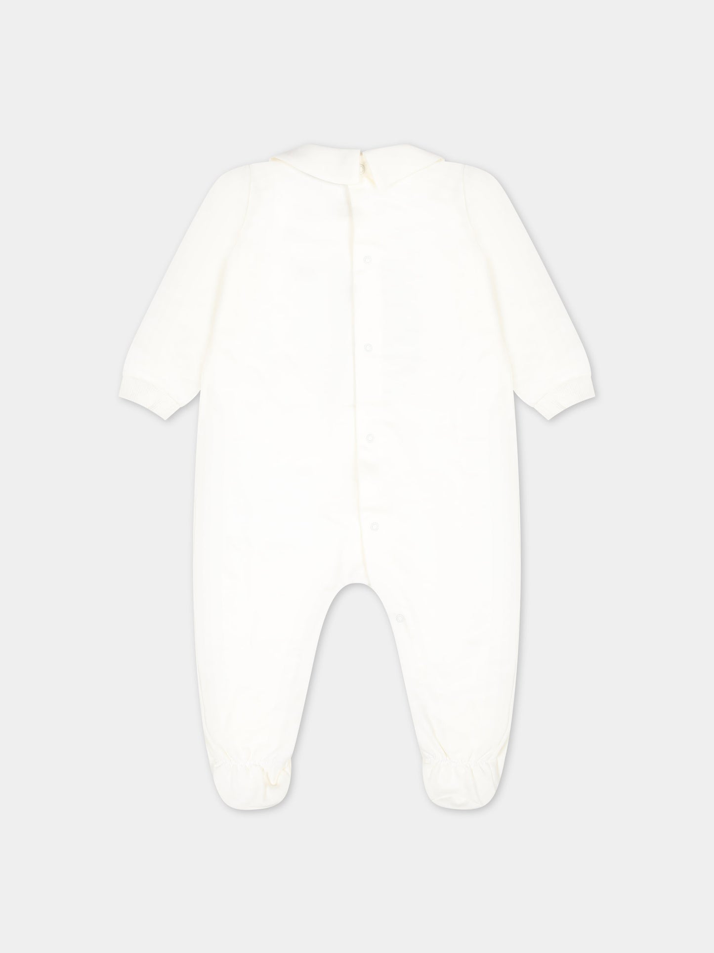 Tutina bianco per neonati con Teddy Bear,Moschino Kids,MUY06P LCA19 10063