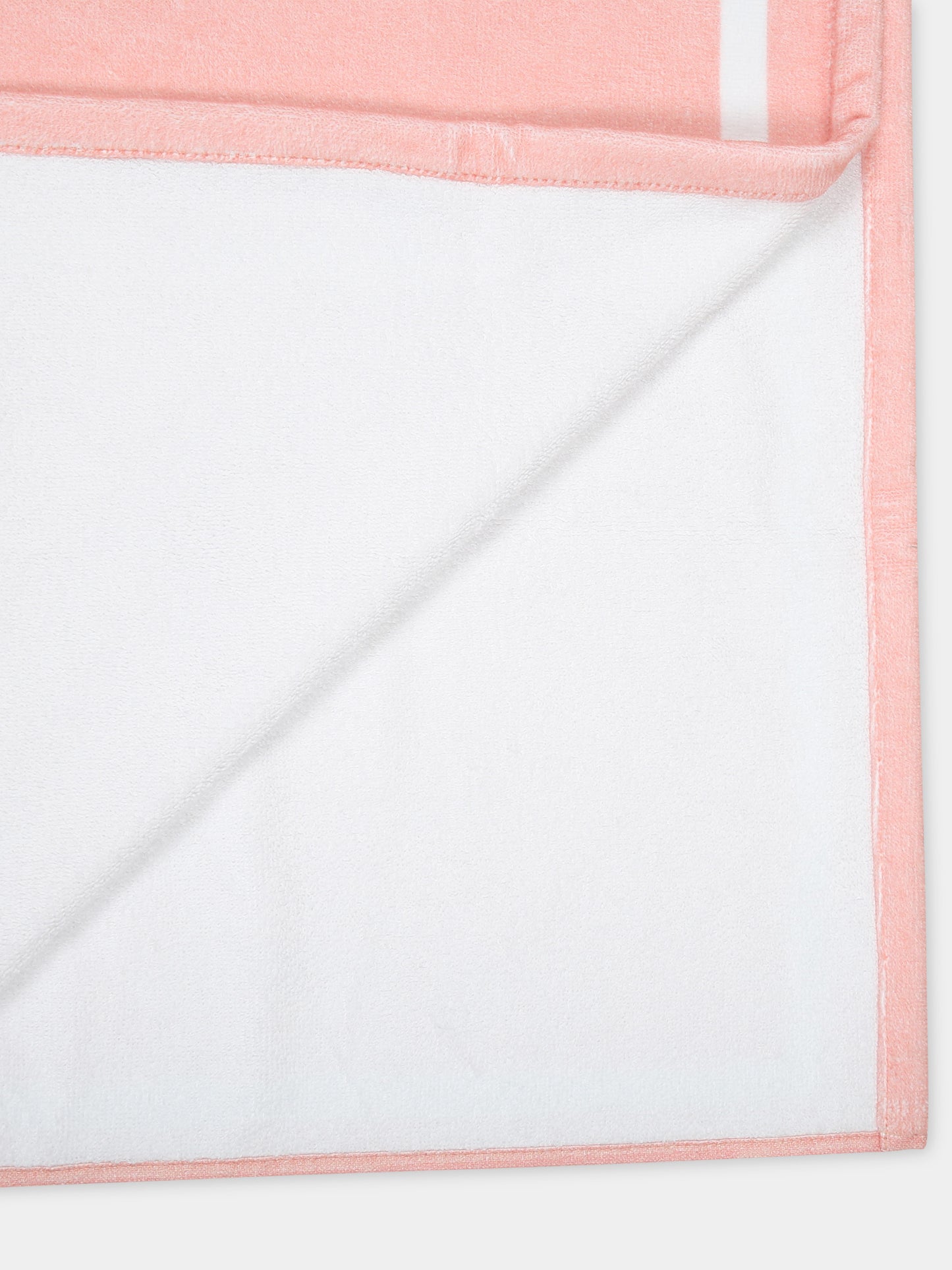 Telo mare rosa per bambina con Teddy Bear e fenicottero,Moschino Kids,HCX00W LGA15 50209