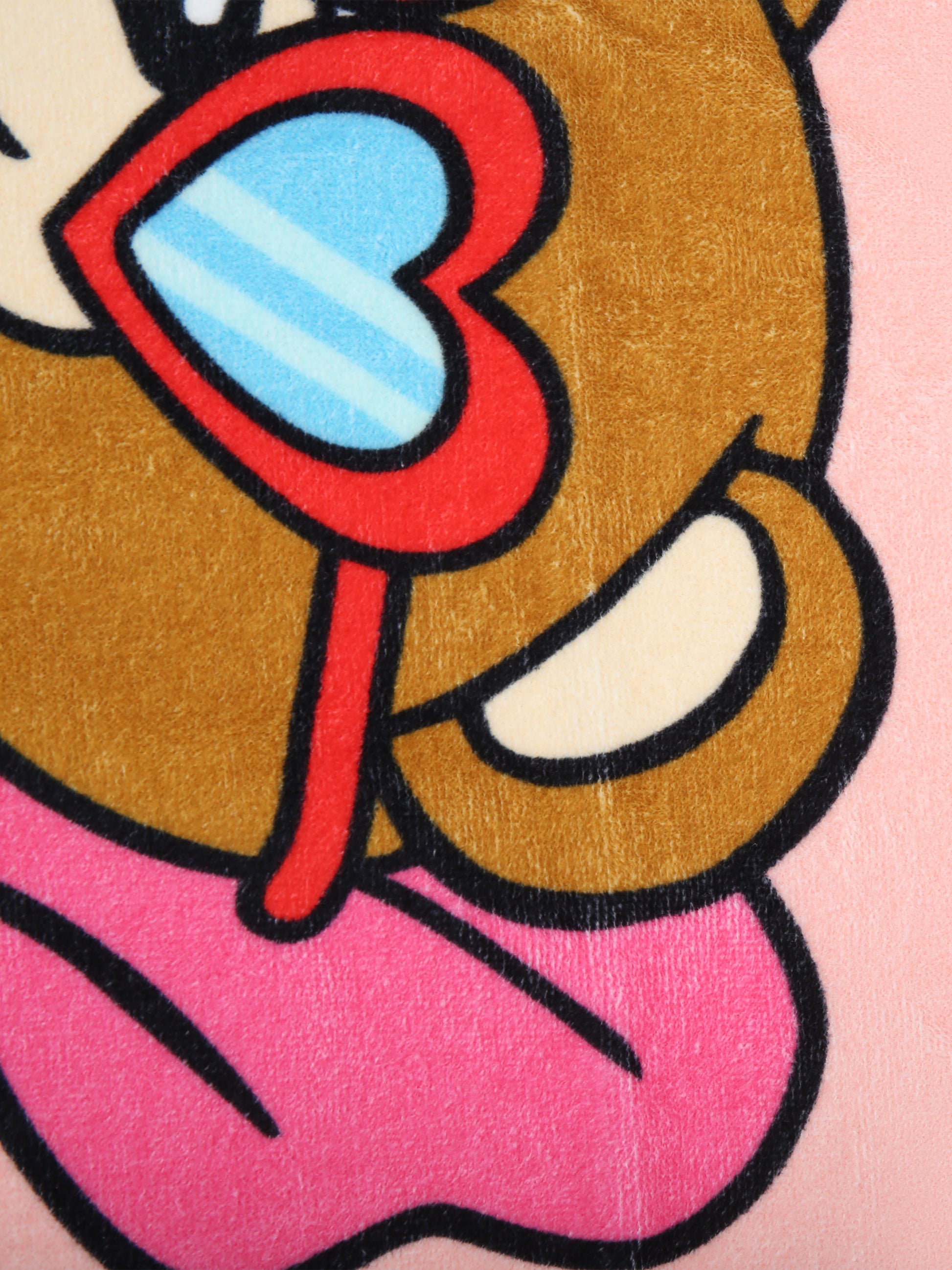 Telo mare rosa per bambina con Teddy Bear e fenicottero,Moschino Kids,HCX00W LGA15 50209