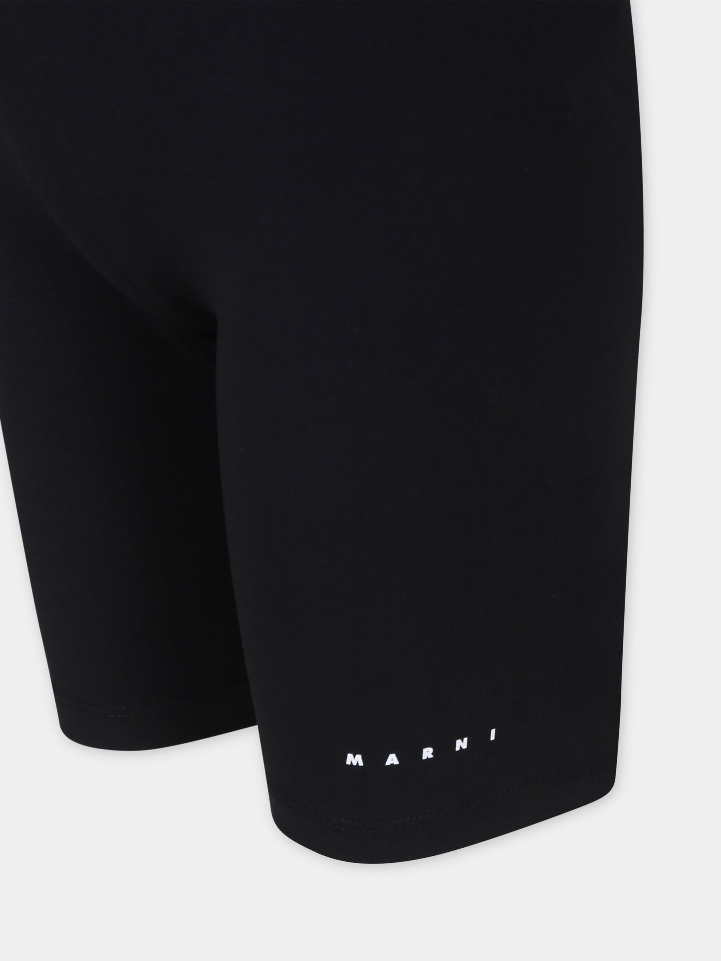 Shorts sportivi neri per bambina,Marni Kids,M01030 M00LE MP137F 0M900