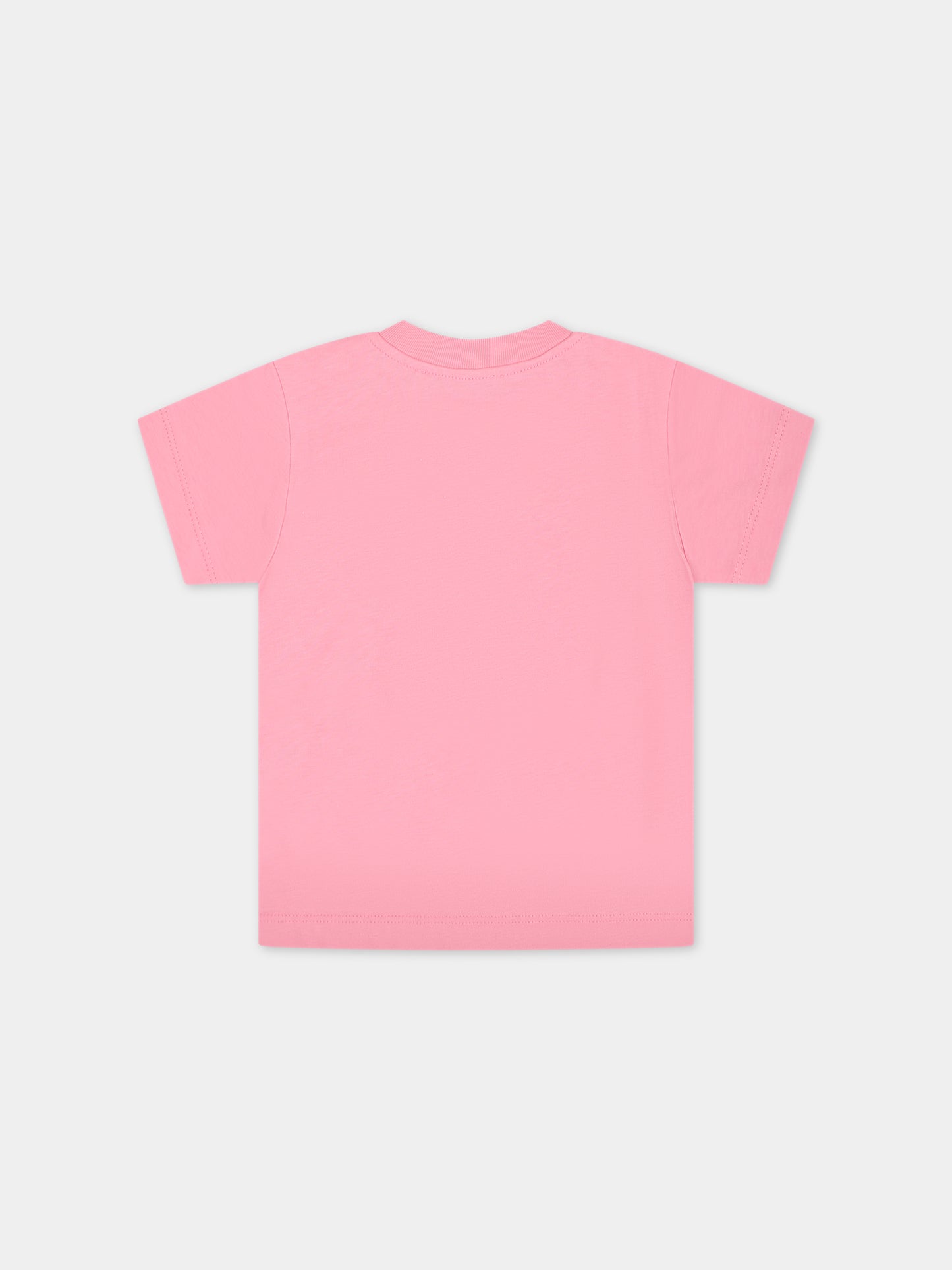T-shirt rosa per neonata con logo,Marni Kids,M01141 M00L9 MT71B 0M340