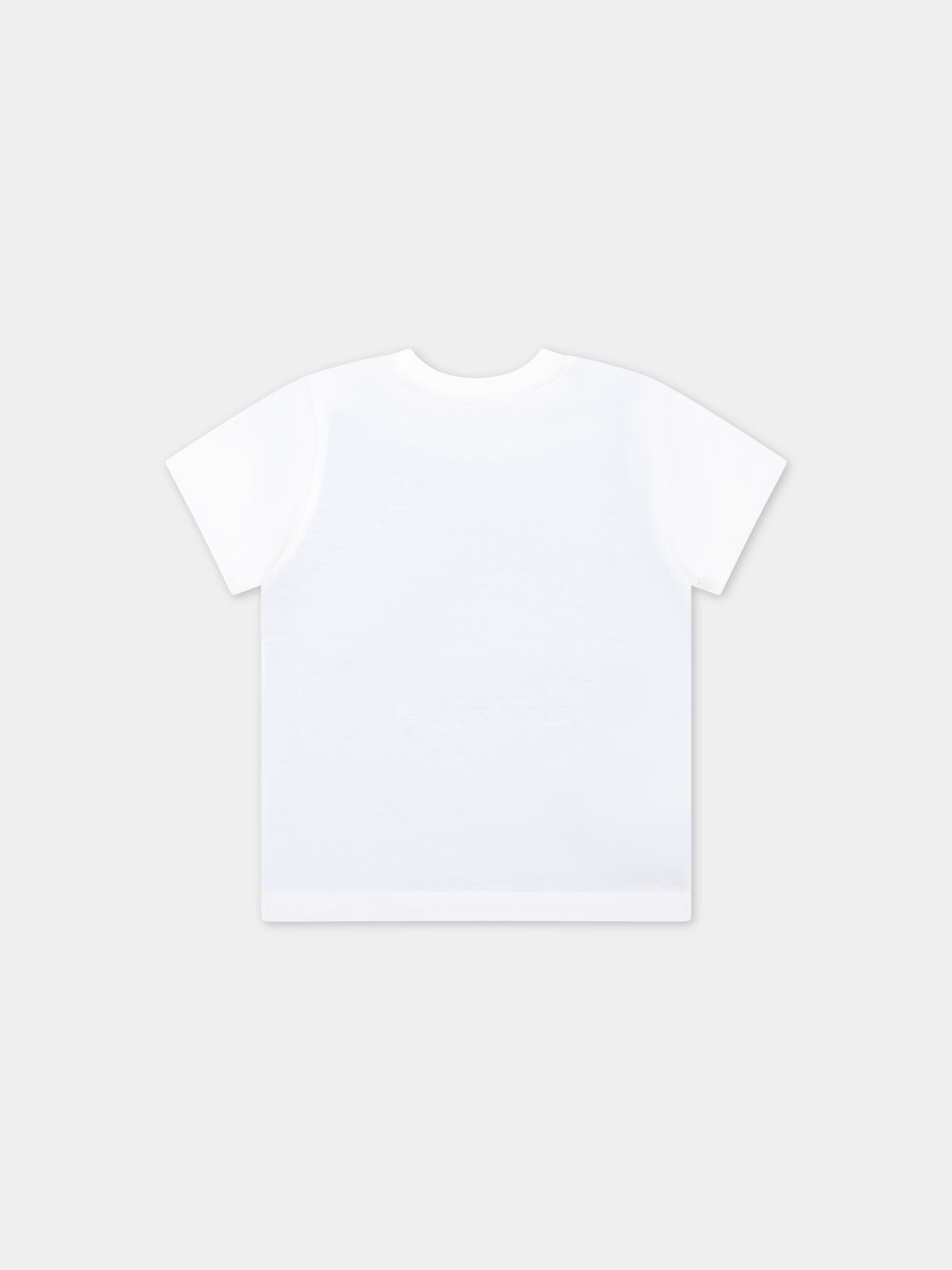 T-shirt azzurra per neonato con logo,Marni Kids,M01140 M00S5 MT70B 0M846