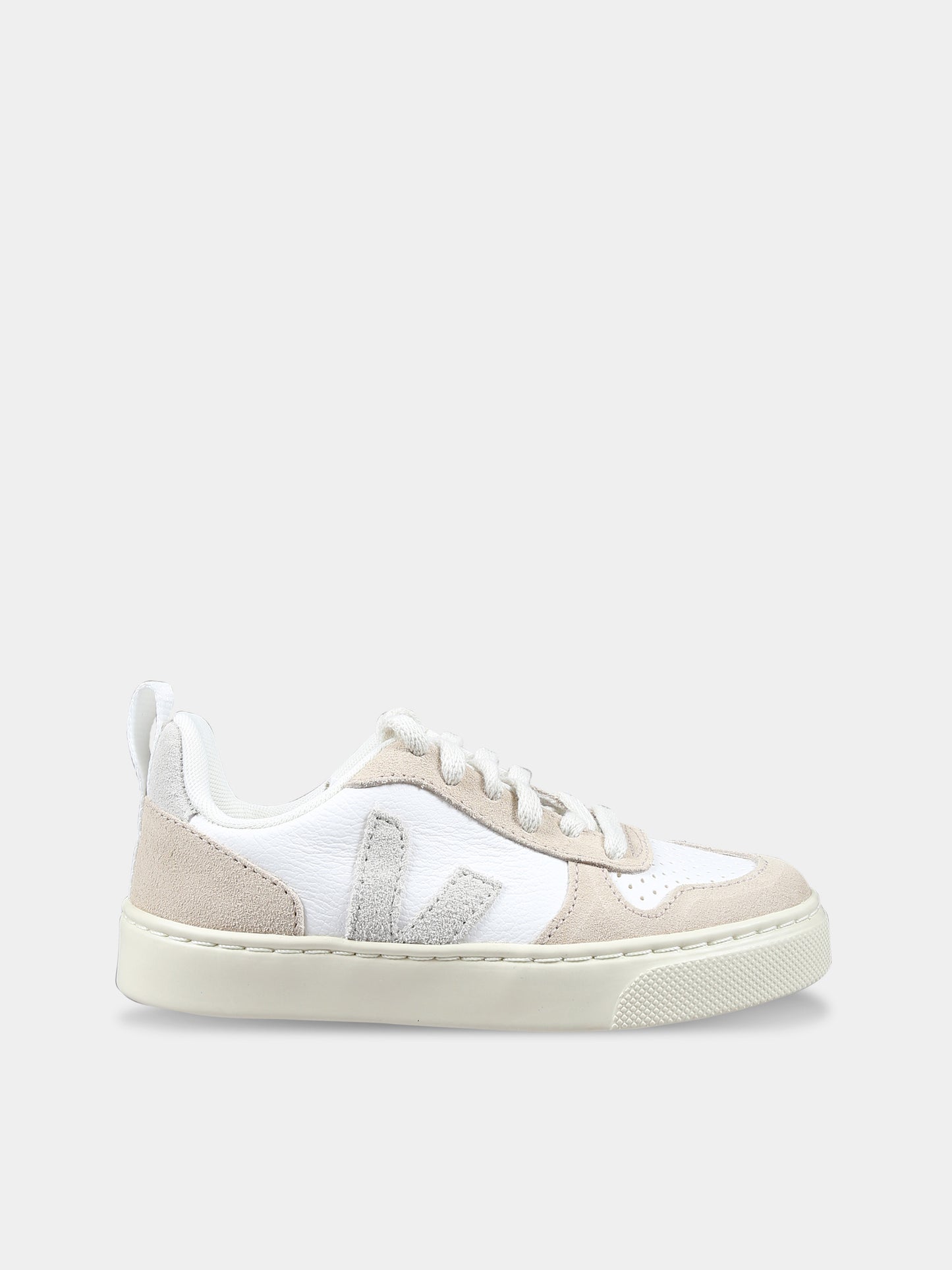 Sneakers bianche per bambini con logo,Veja,CX0703426C