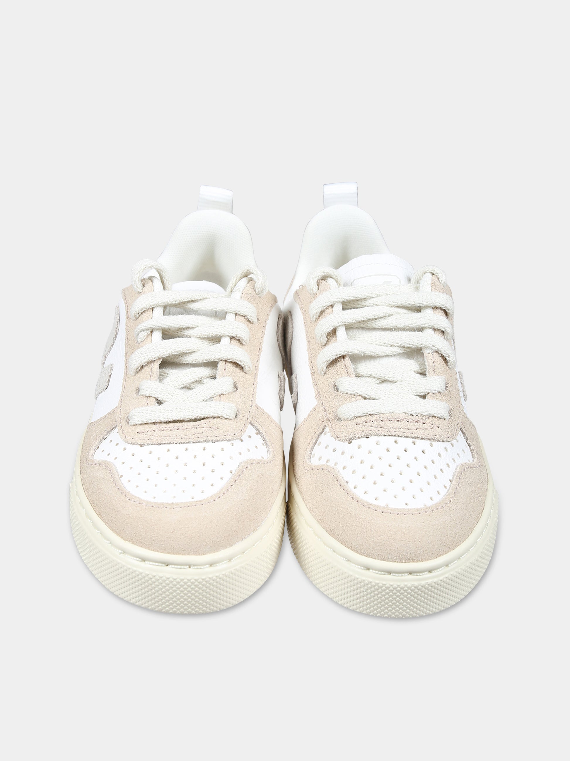 Sneakers bianche per bambini con logo,Veja,CX0703426C