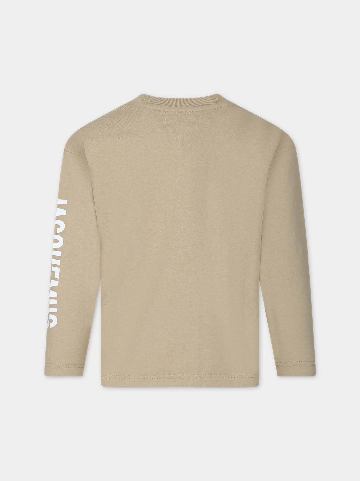 T-shirt 'Le t-shirt Manches Longues' beige per bambini,Jacquemus,Q00058 277