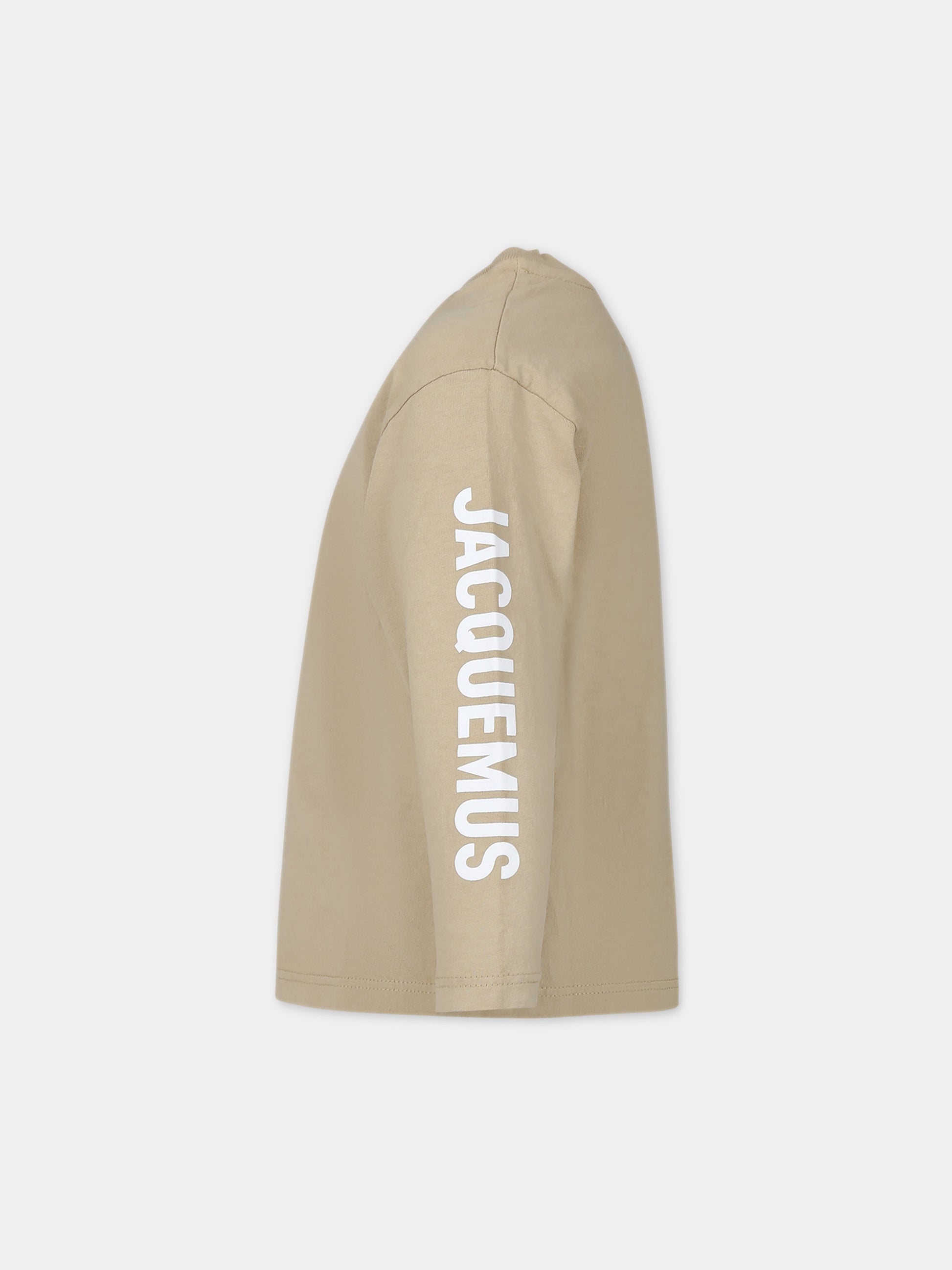 T-shirt 'Le t-shirt Manches Longues' beige per bambini,Jacquemus,Q00058 277