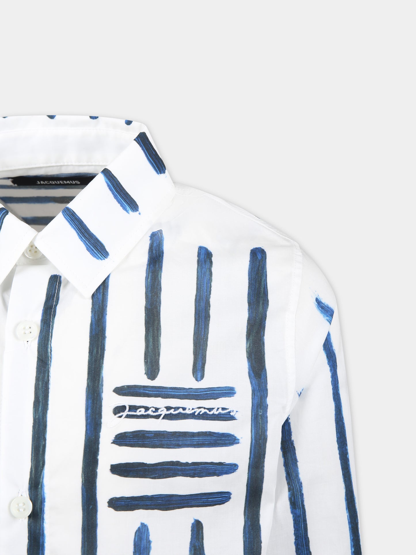 Camicia 'La Chemise Peinture' bianca per bambino,Jacquemus,Q00059 10P