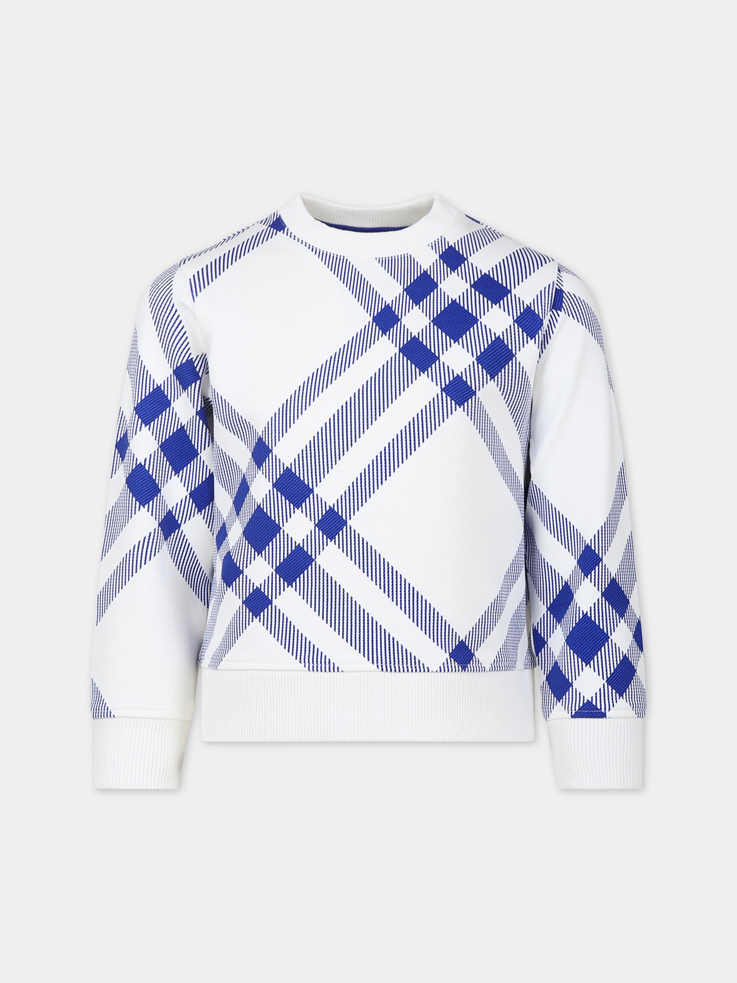 Felpa per bambino con check all-over,Burberry Kids,8078583 B8273