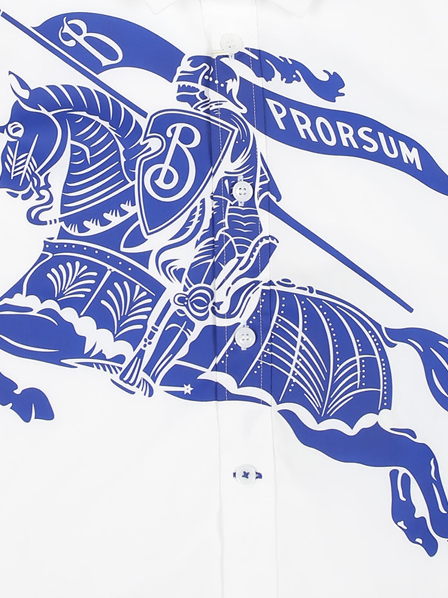 Camicia bianca per neonato con stampa,Burberry Kids,8073364 A1464