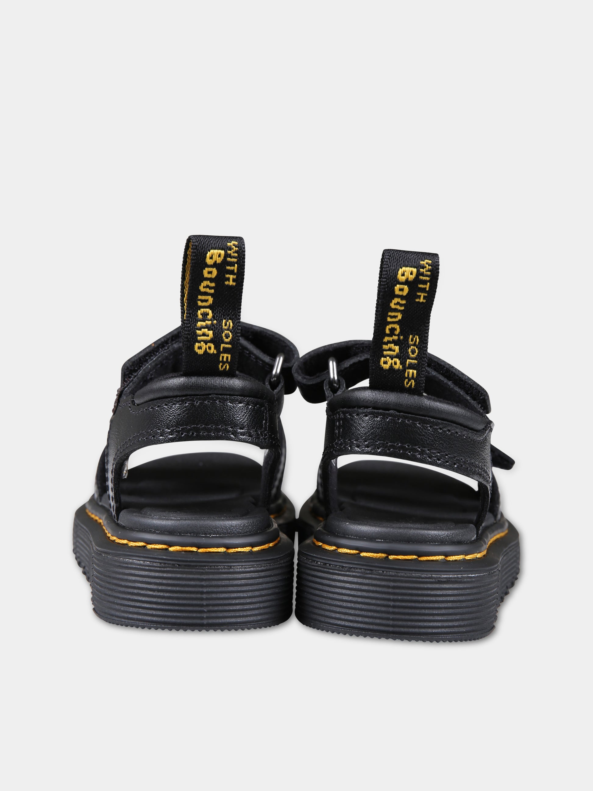 Sandali neri Klaire T per bambini,Dr. Martens,26675001