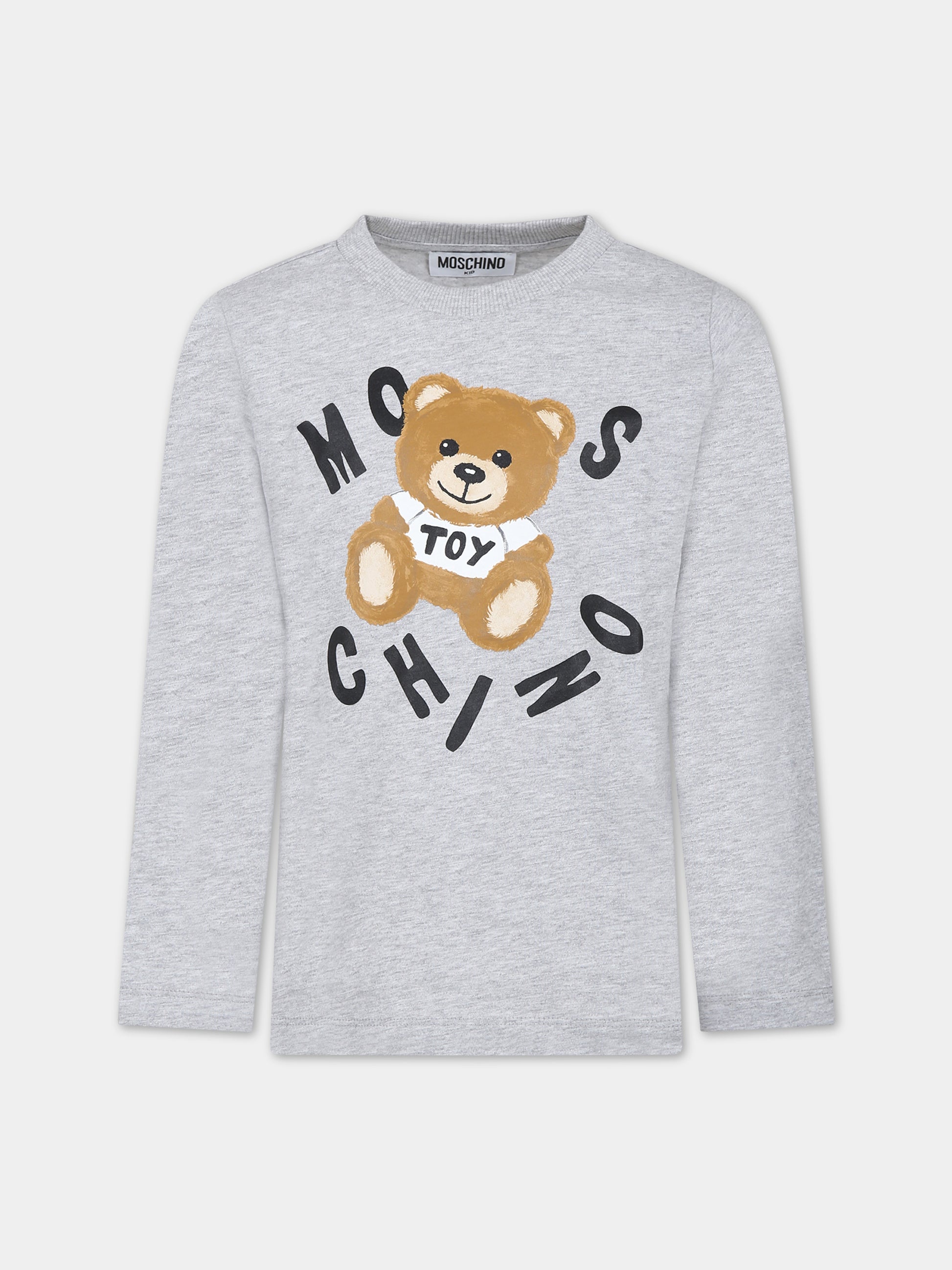 Set nero per bambini con Teddy Bears e logo,Moschino Kids,HPK024 LAA23 60100