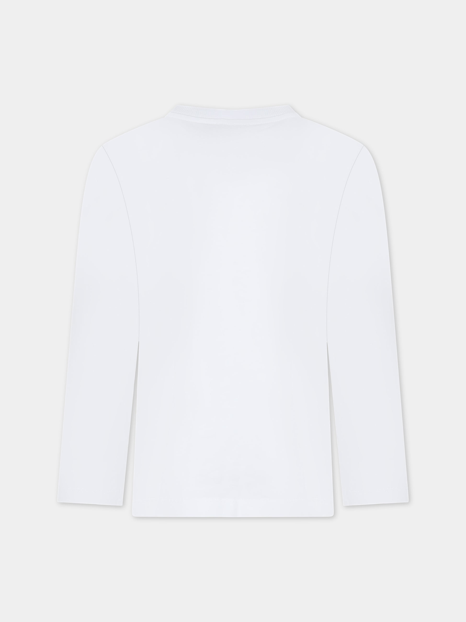 Set bianco per bambini con Teddy Bears e logo,Moschino Kids,HPK024 LAA23 82298