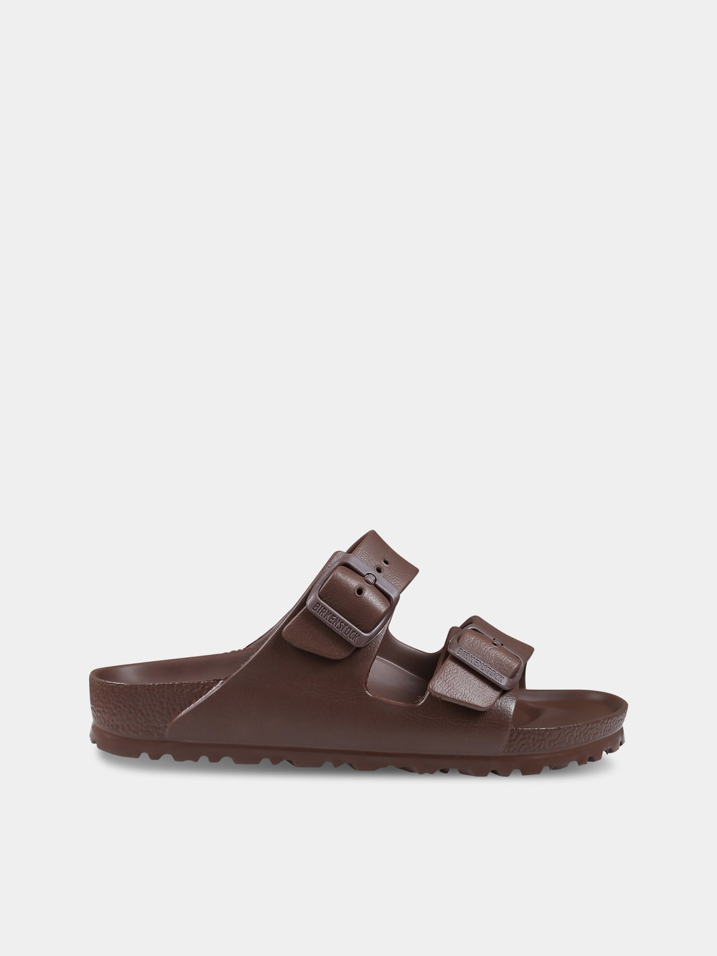 Ciabatte marroni Arizona Eva per bambini con logo,Birkenstock,1027402 ROAST