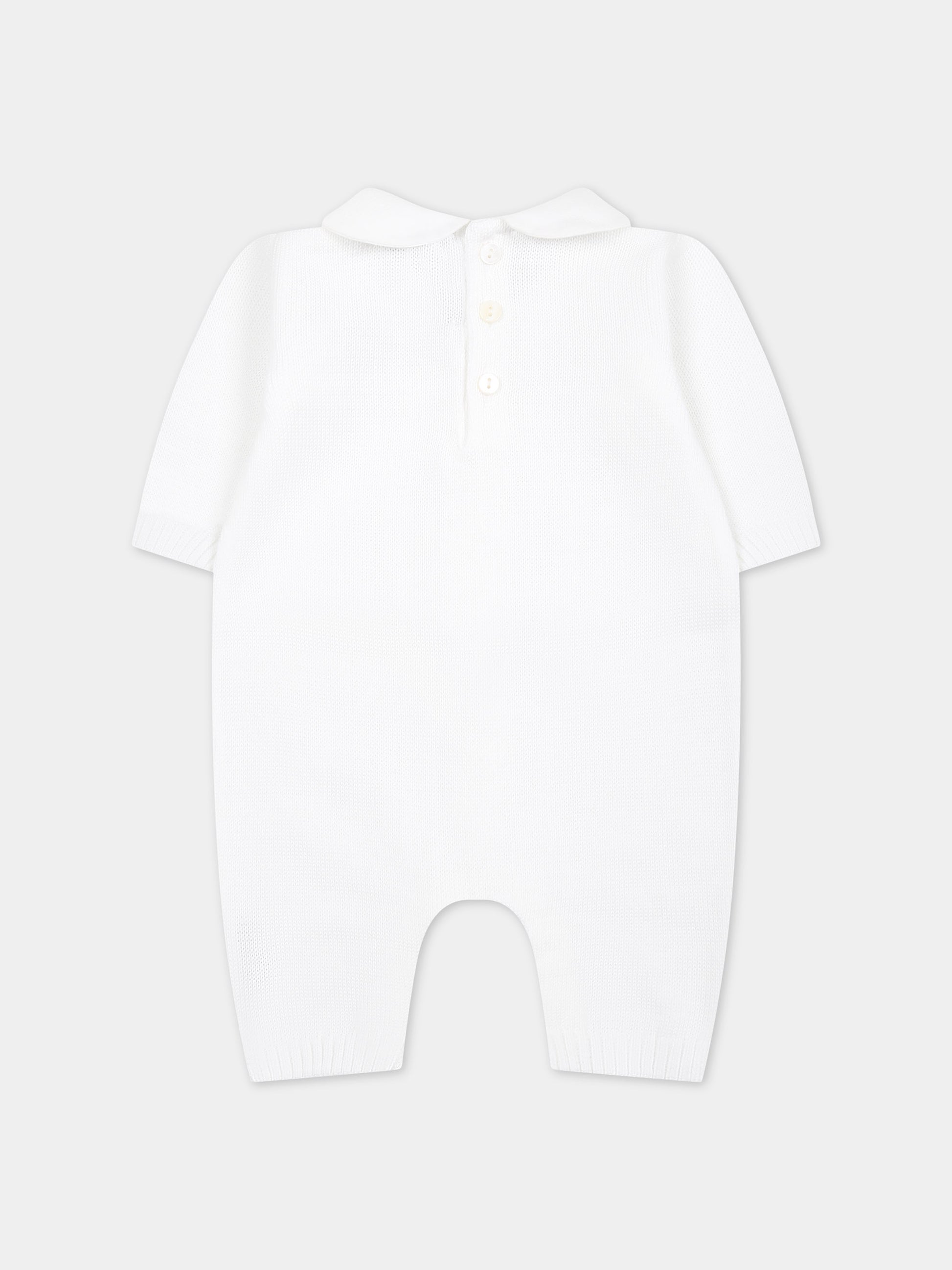 Tutina bianca per neonata,Little Bear,8112 BIANCO