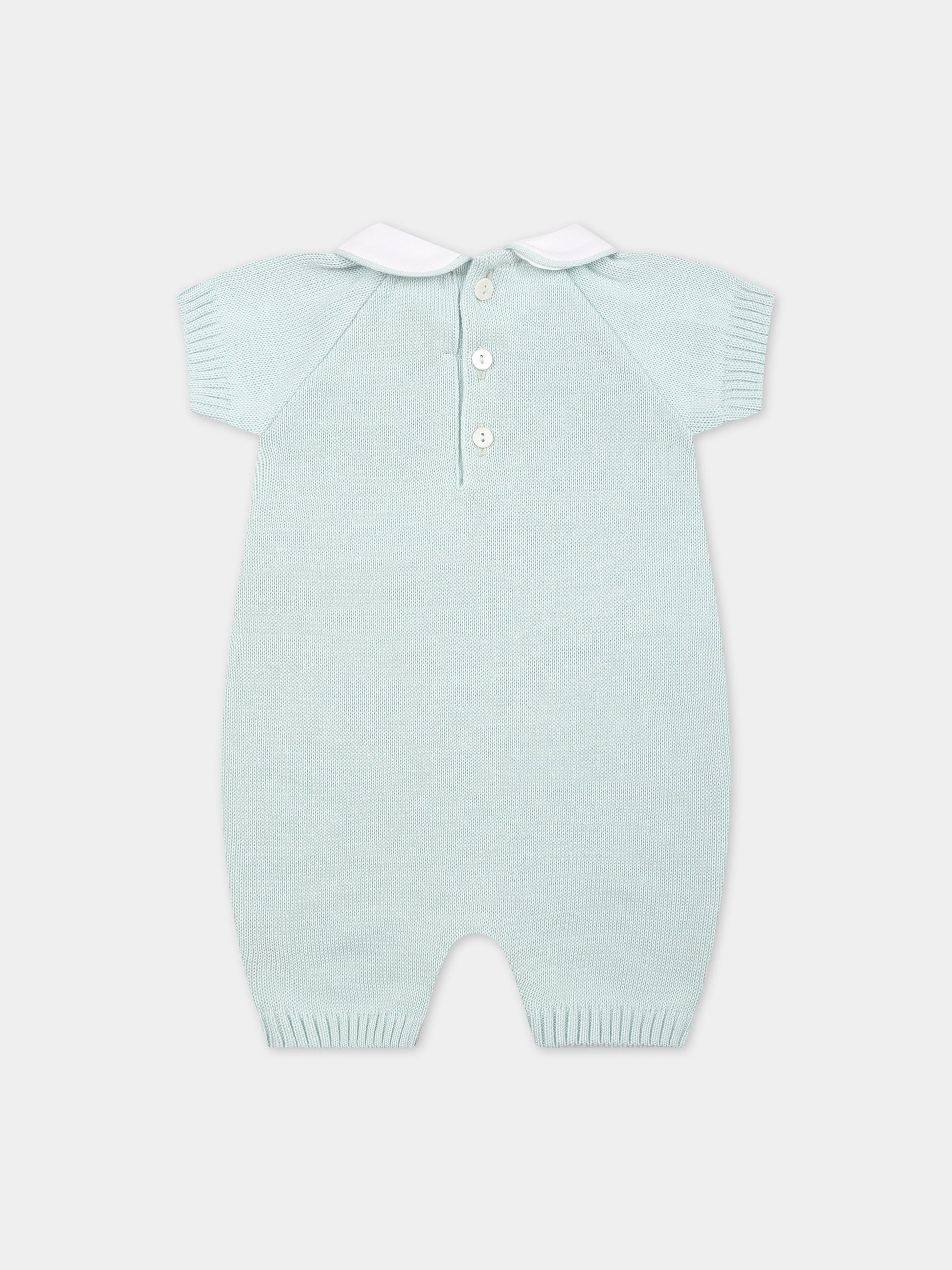 Pagliaccetto verde per neonati,Little Bear,8117 MENTA