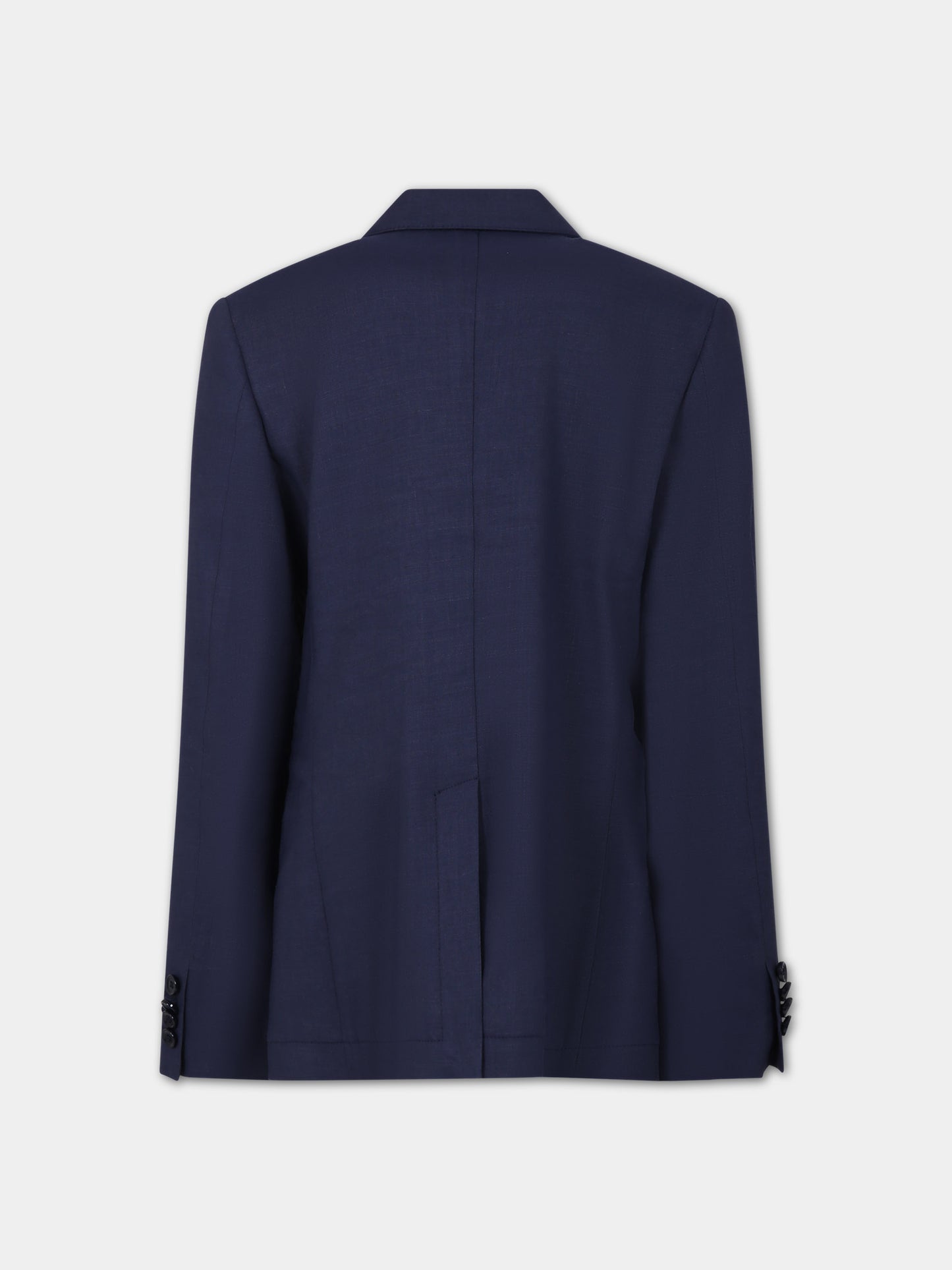 Giacca blu per bambino con logo,Dolce & Gabbana Kids,L41J80 FU9AQ B0065