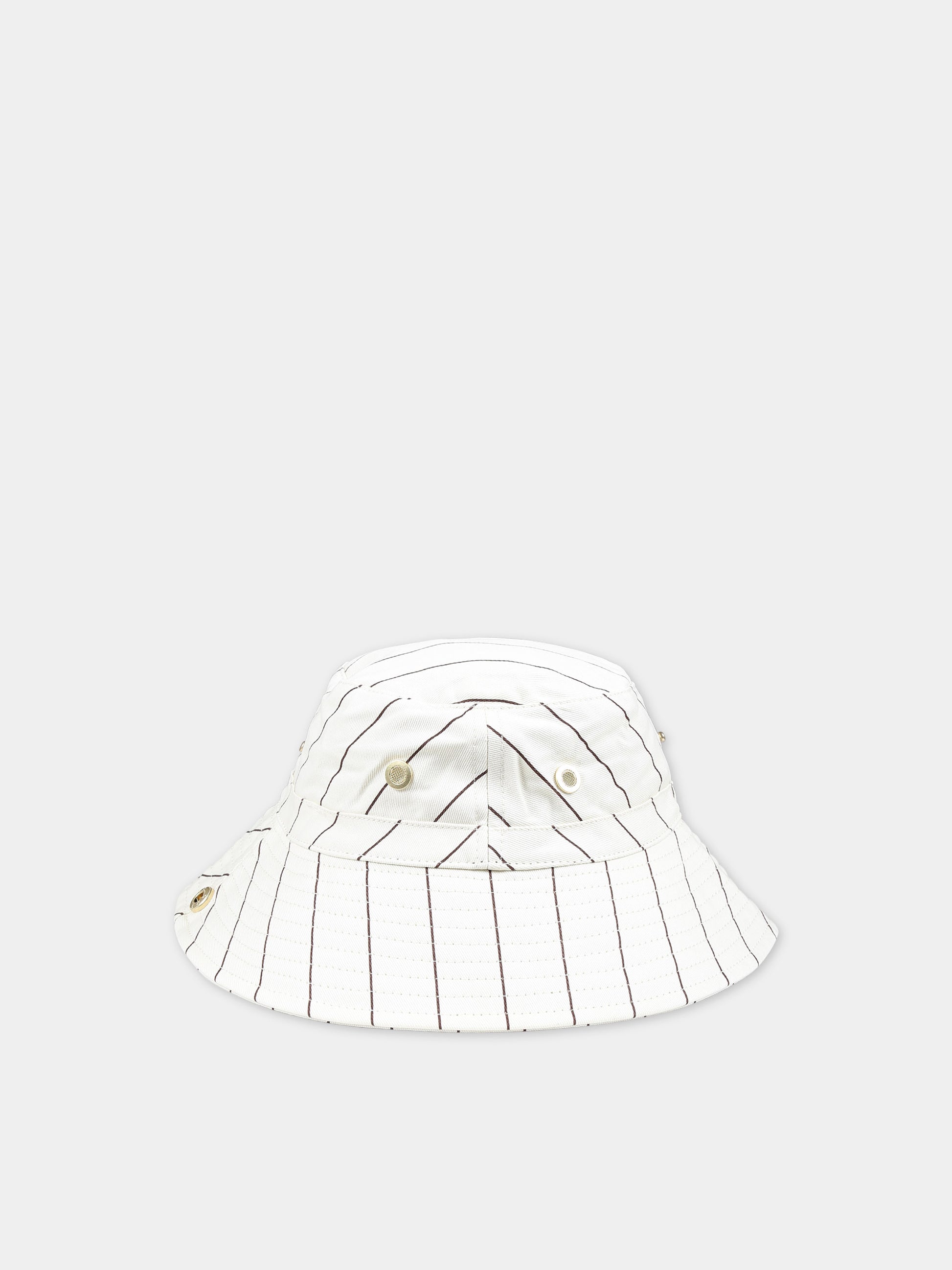 Cloche avorio per bambini con righe,Mini Rodini,2426510011