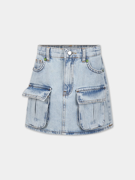 Gonna blu per bambina con smile,Barrow,S4BKJGSK044 172