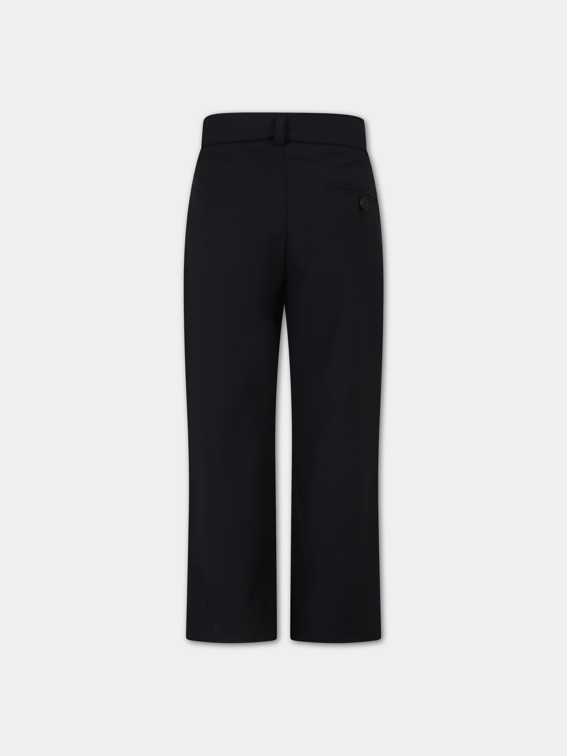 Pantalone elegante nero per bambino,Msgm Kids,S4MSJBPA214 110