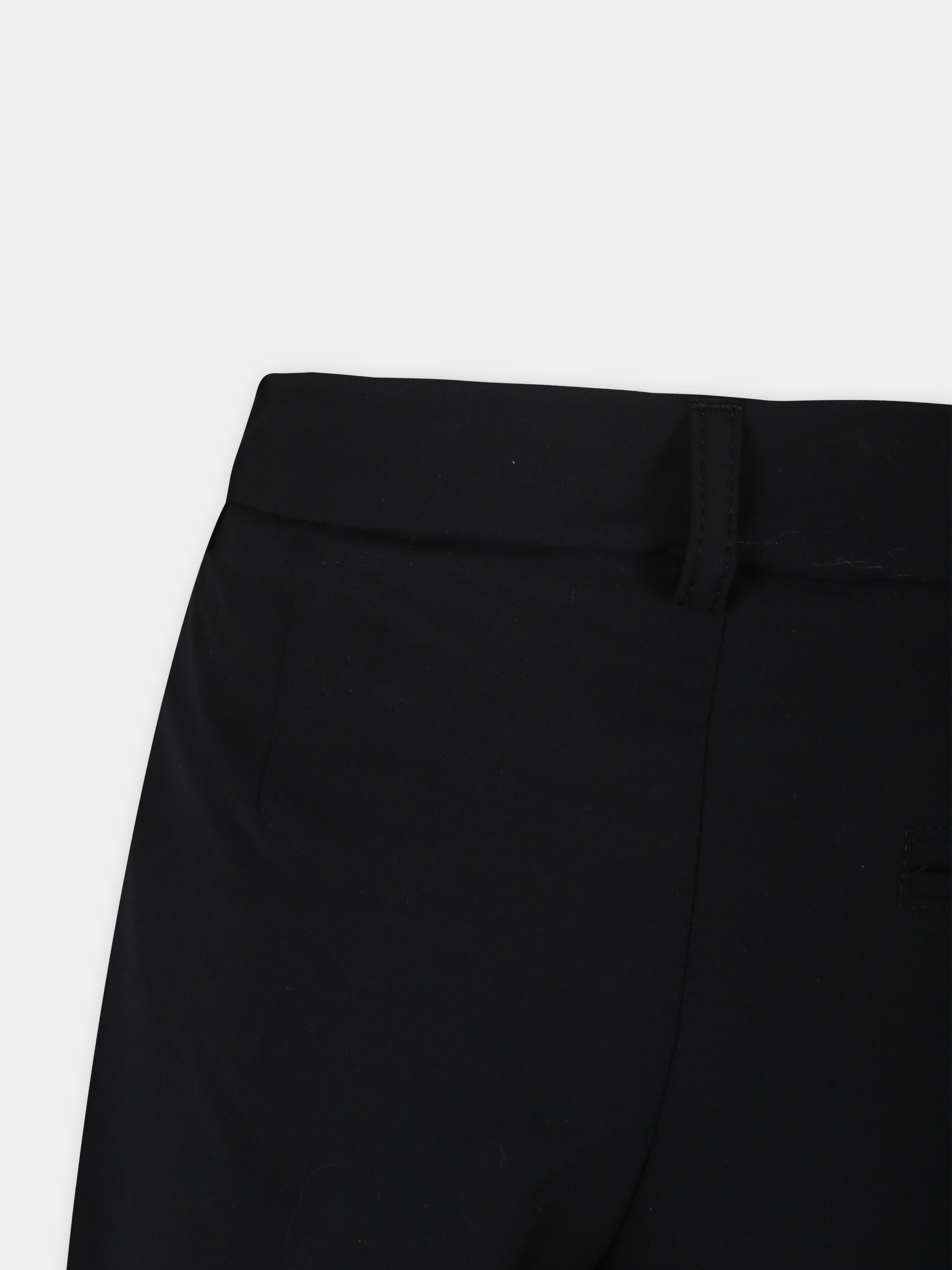 Pantalone elegante nero per bambino,Msgm Kids,S4MSJBPA214 110