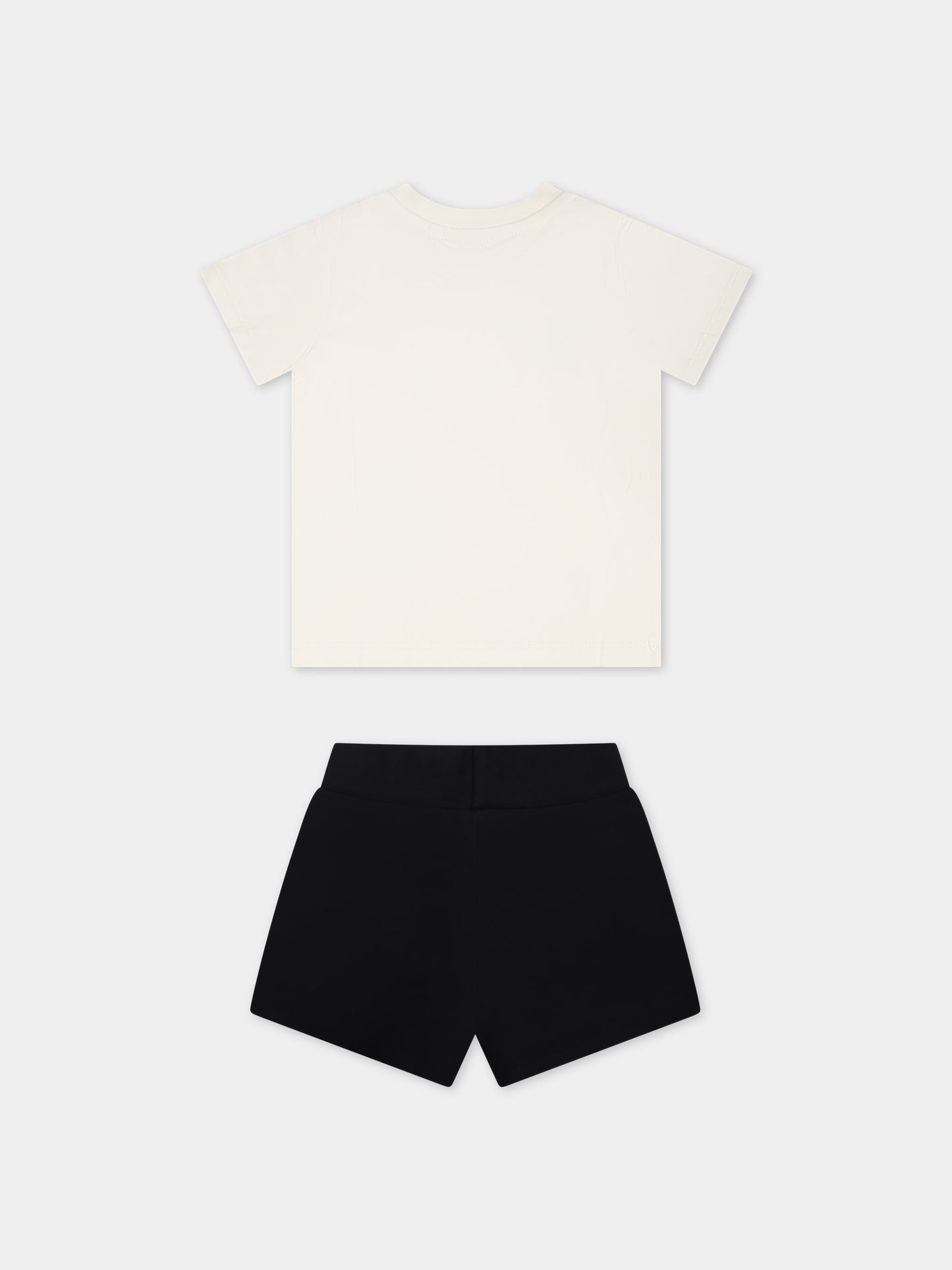 Completo multicolor per neonata con logo,Msgm Kids,S4MSNBTR320 013/05