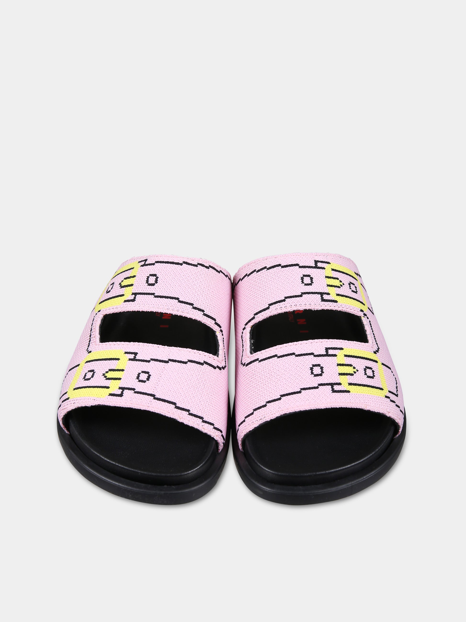 Ciabatte rosa per bambina,Marni Kids,76716 3