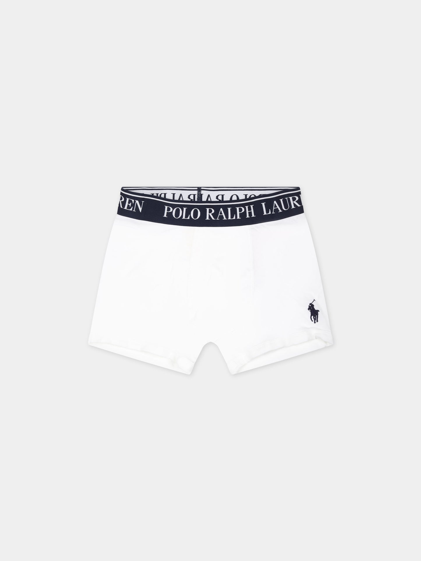 Set bianco per bambino con cavallino,Ralph Lauren Kids,24SMRL9P5015 001