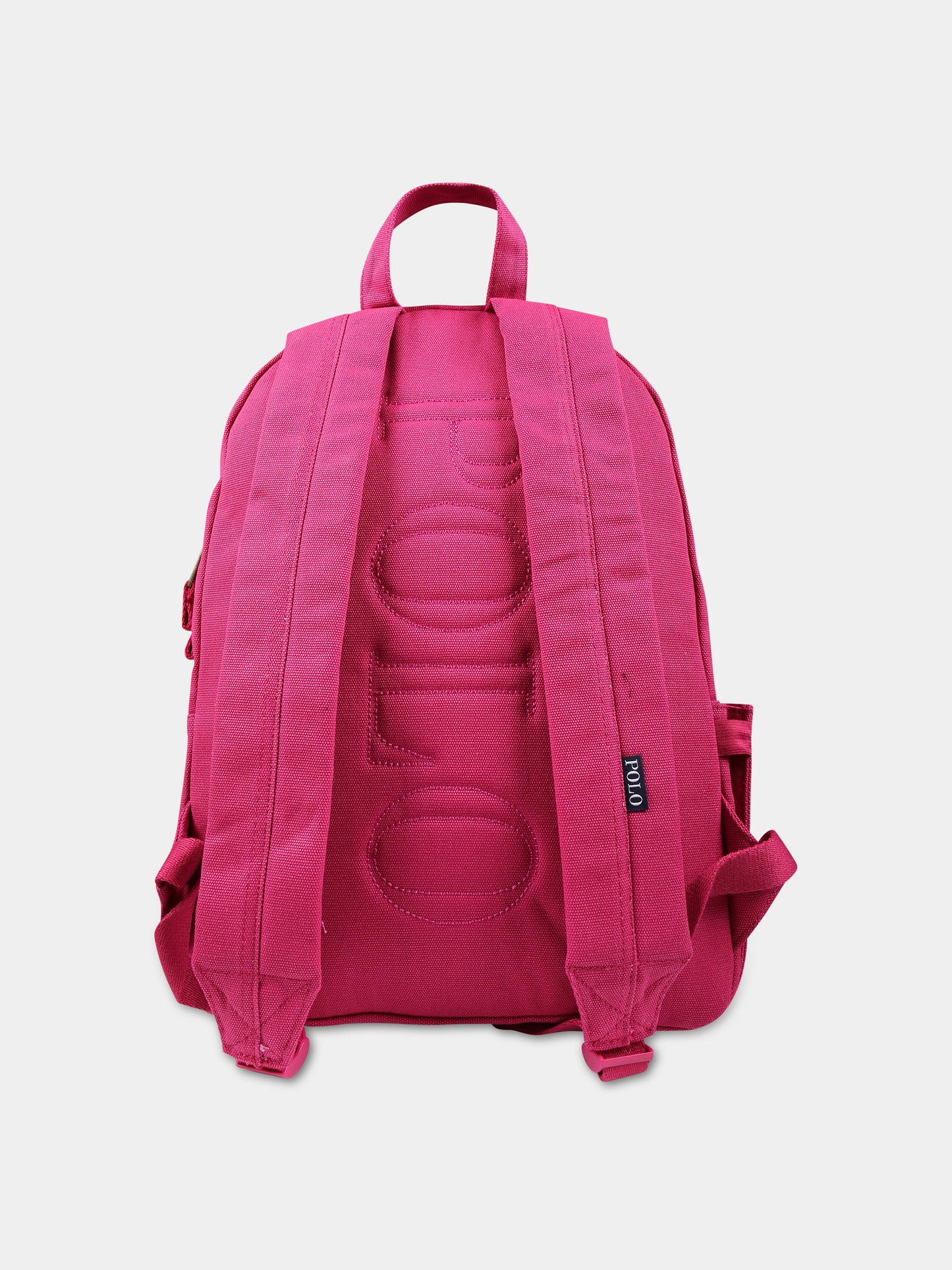 Zaino fucsia per bambina con logo,Ralph Lauren Kids,24SMRL9AR071 AFX