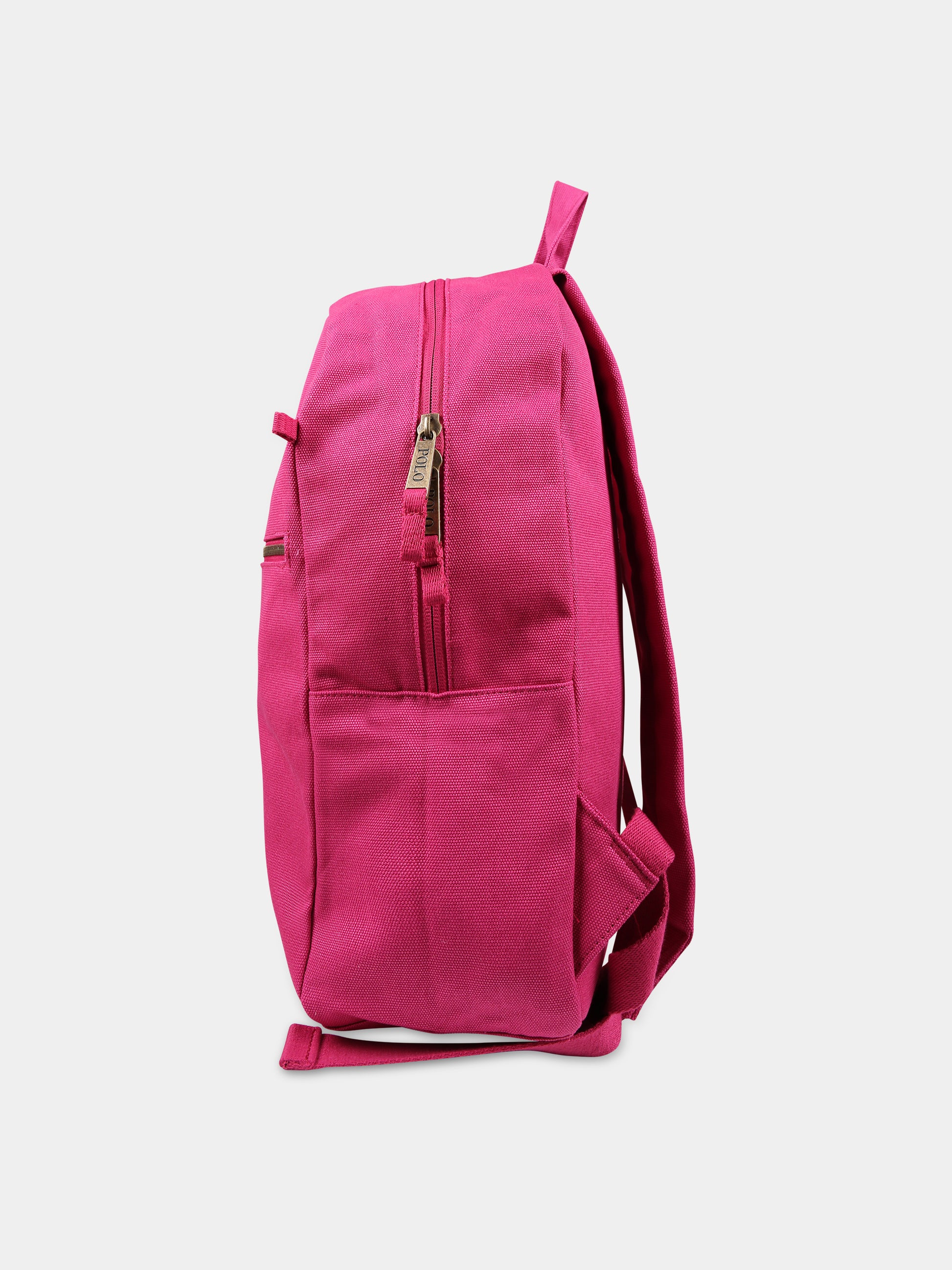 Zaino fucsia per bambina con logo,Ralph Lauren Kids,24SMRL9AR071 AFX