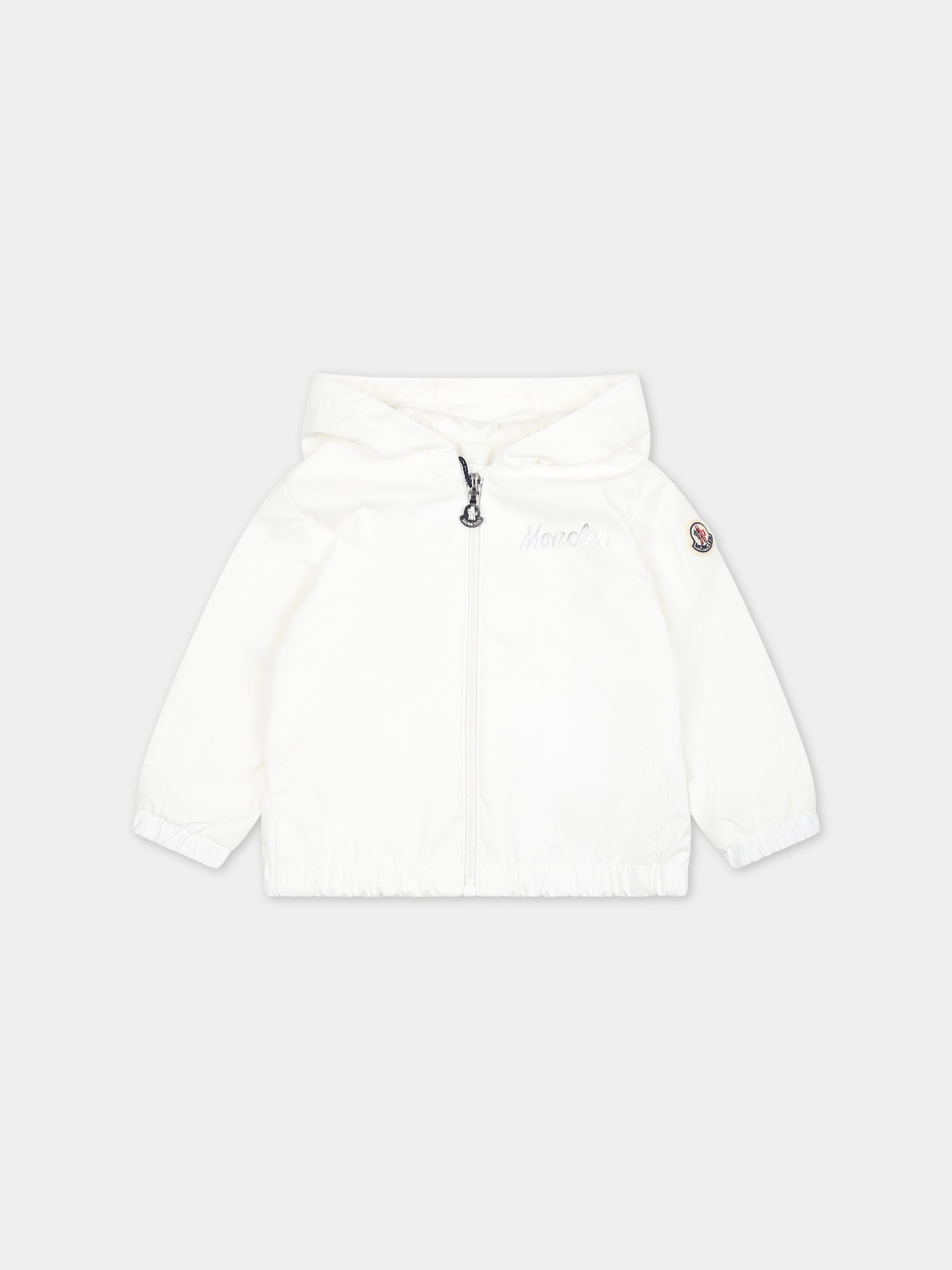 Giacca a vento bianca Evanthe per neonata,Moncler Kids,951 1A00029 54A81 032