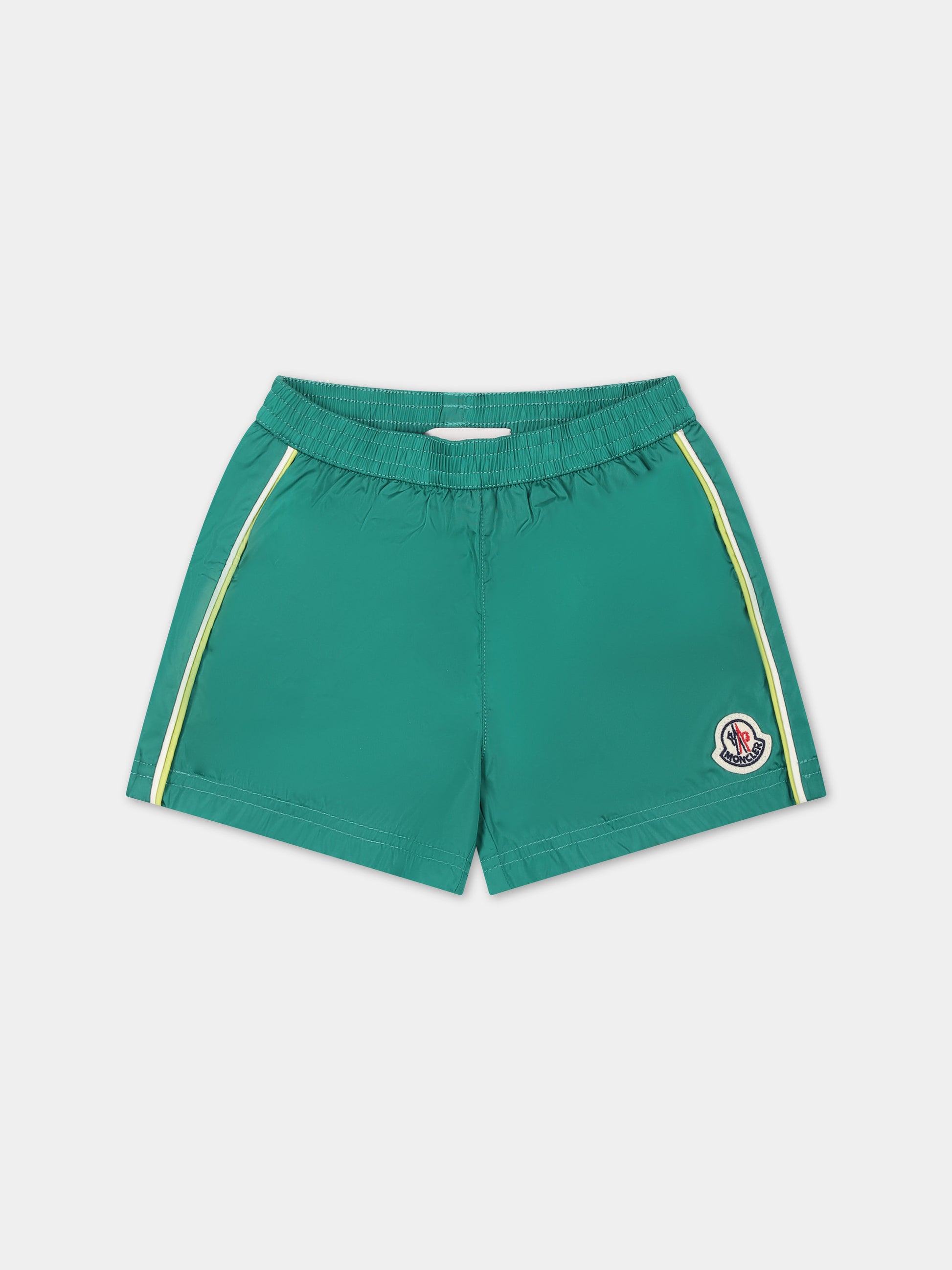 Boxer mare verde per neonato,Moncler Kids,951 2C00005 53326 84M