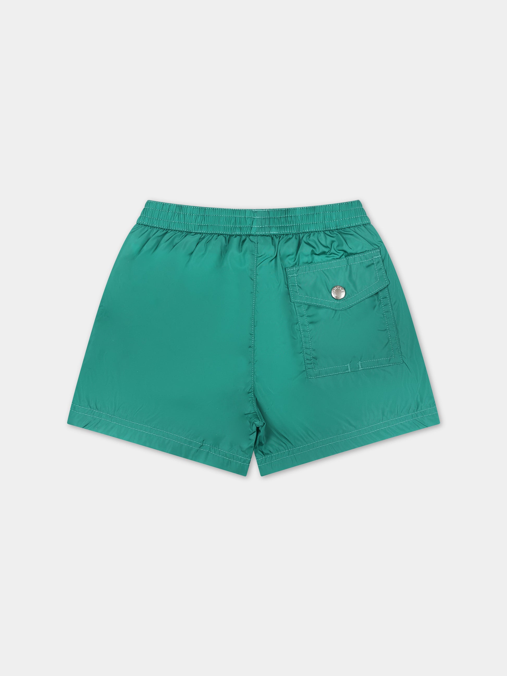Boxer mare verde per neonato,Moncler Kids,951 2C00005 53326 84M