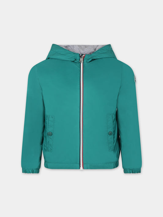 Giacca a vento New Urville verde per bambino con logo,Moncler Kids,954 1A00088 68352 84M