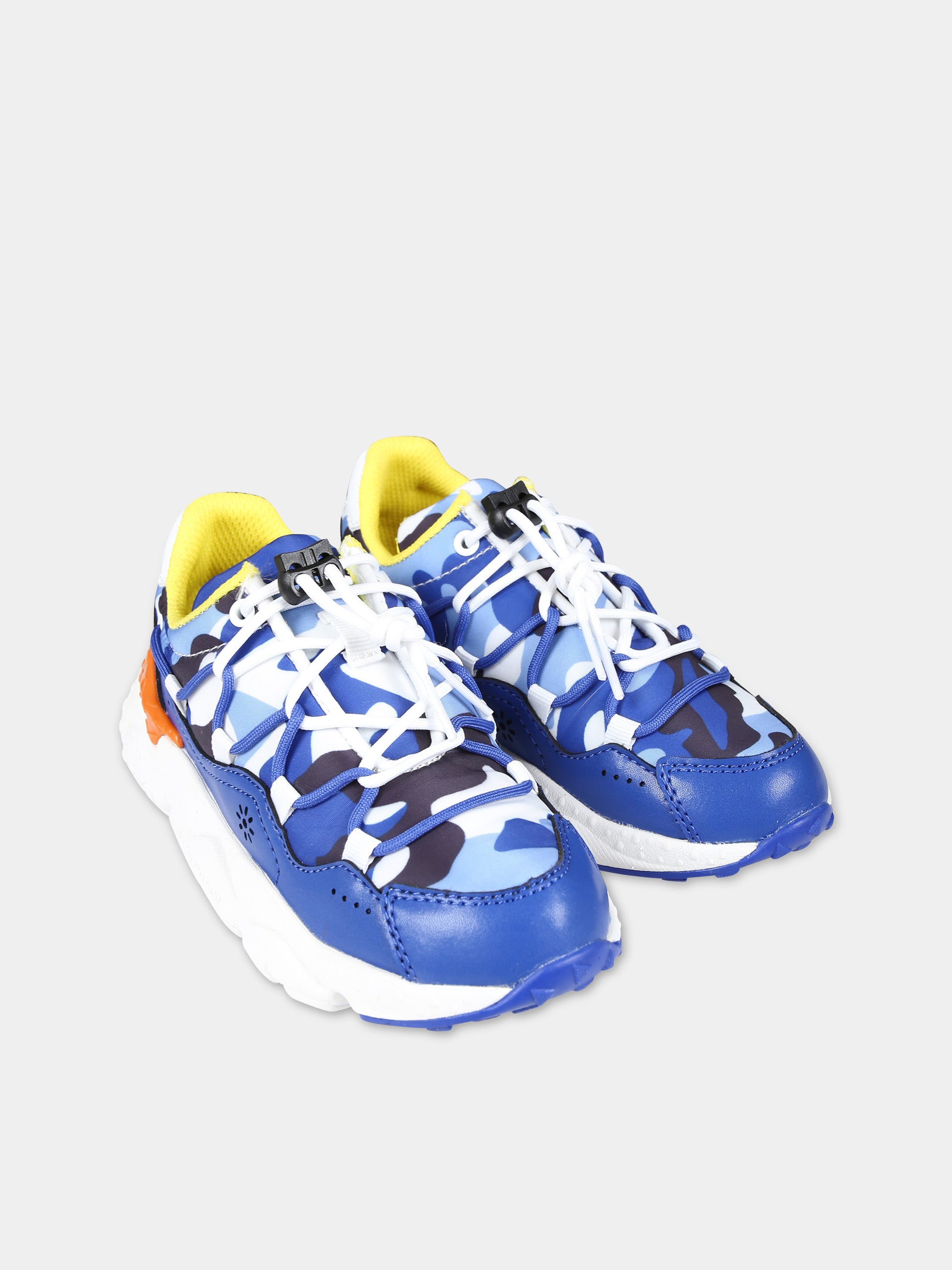 Sneakers blu Raikiri per bambino,Flower Mountain,2C11 001 2015499 19