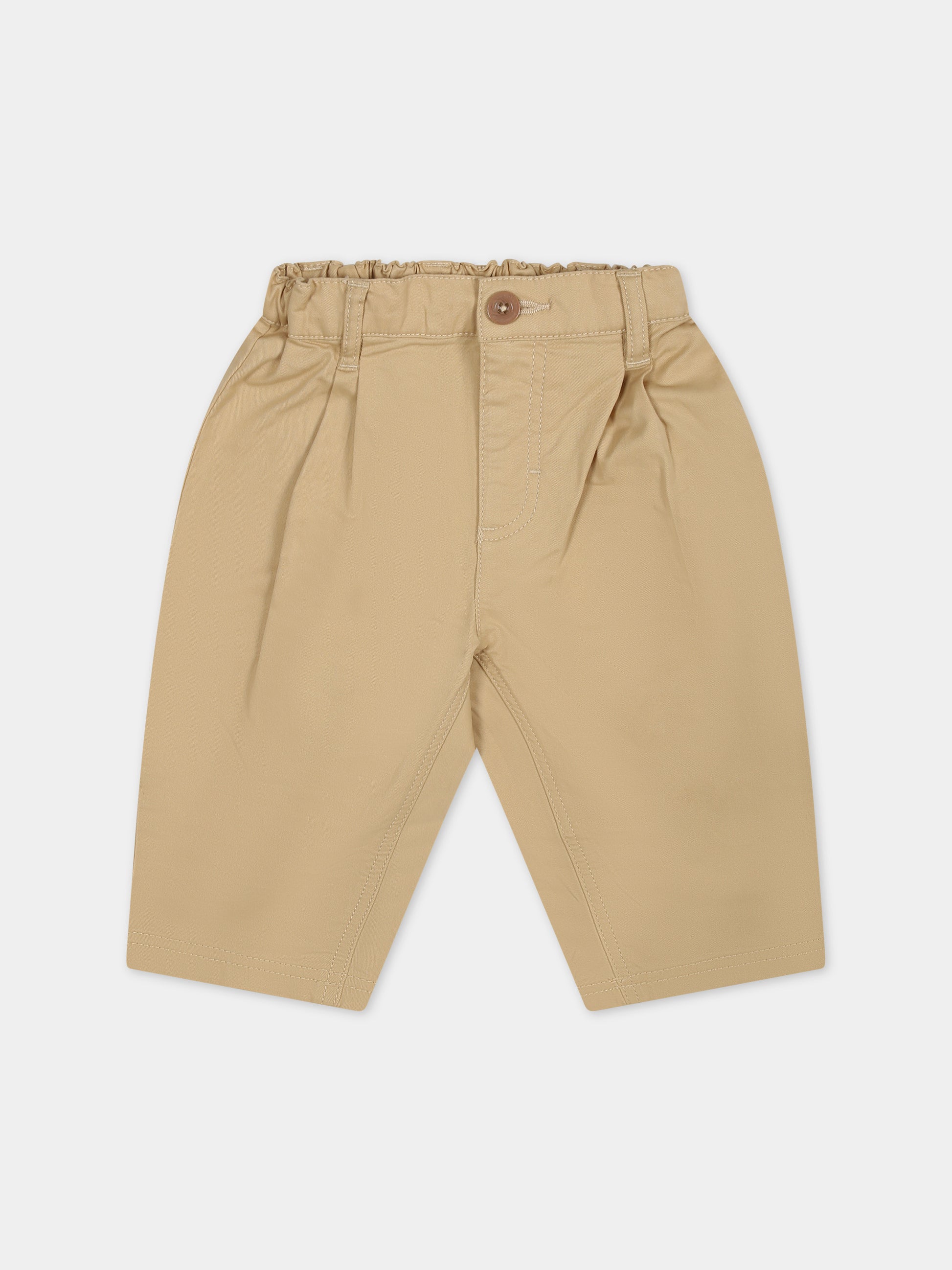 Pantaloni beige per neonato,Petit Bateau,A09LW 02 FACILE