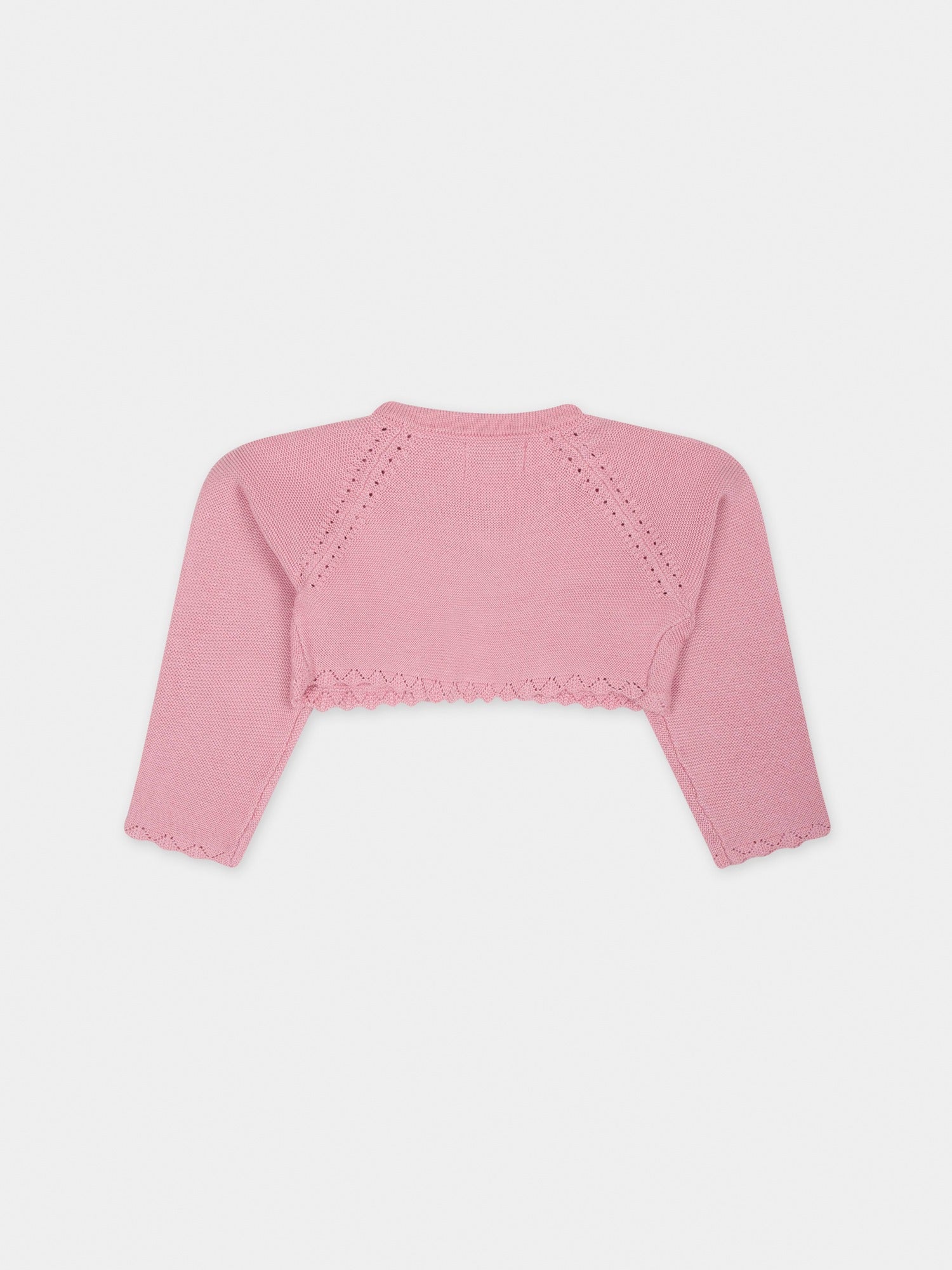 Cardigan rosa per neonata,Mayoral,306 050