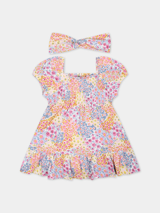 Vestito multicolor per neonata,Mayoral,1923 020