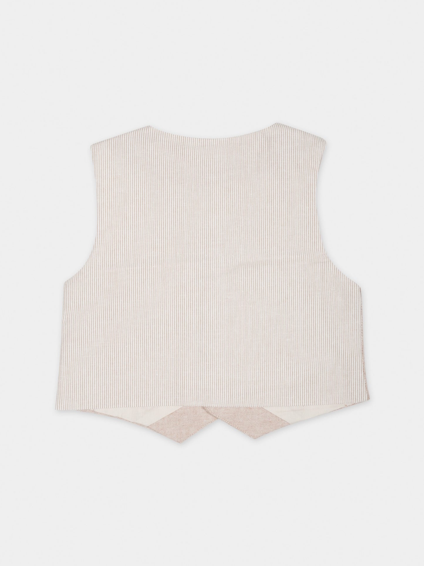 Panciotto beige per neonato,Mayoral,1387 046