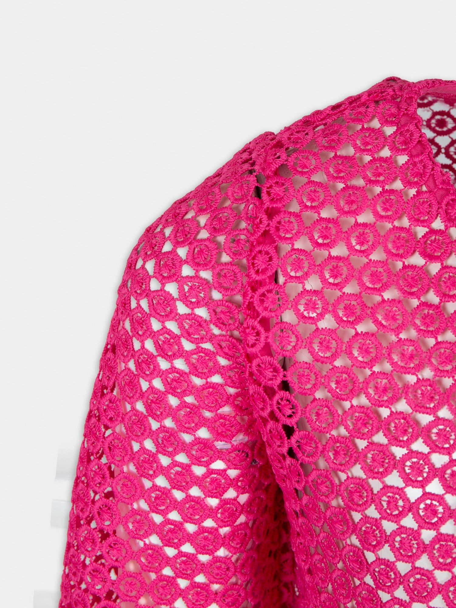 Cardigan fucsia per bambina,Mayoral,3471 083