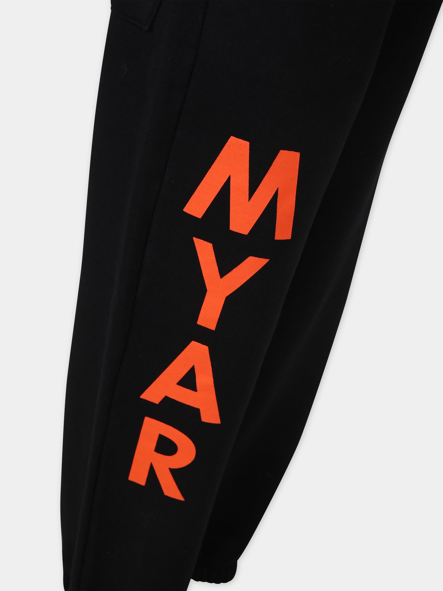 Pantaloni sportivi neri per bambino con logo,Myar,MY0012 MY091 MYP5U MY900