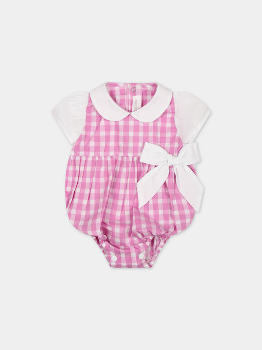 Pagliaccetto rosa per neonata,Falcotto,001 6002226 01 1M08