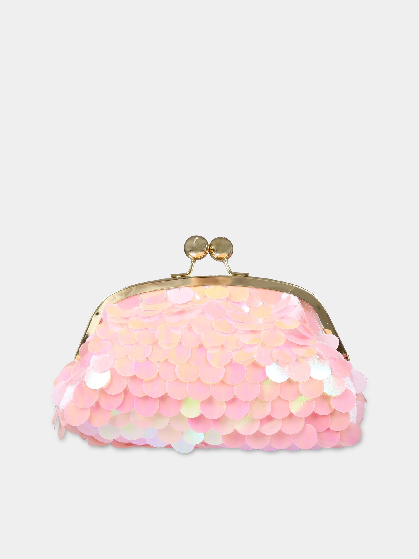 Borsa rosa per bambina con paillettes,Douuod Kids,DU0A08 U0132 511