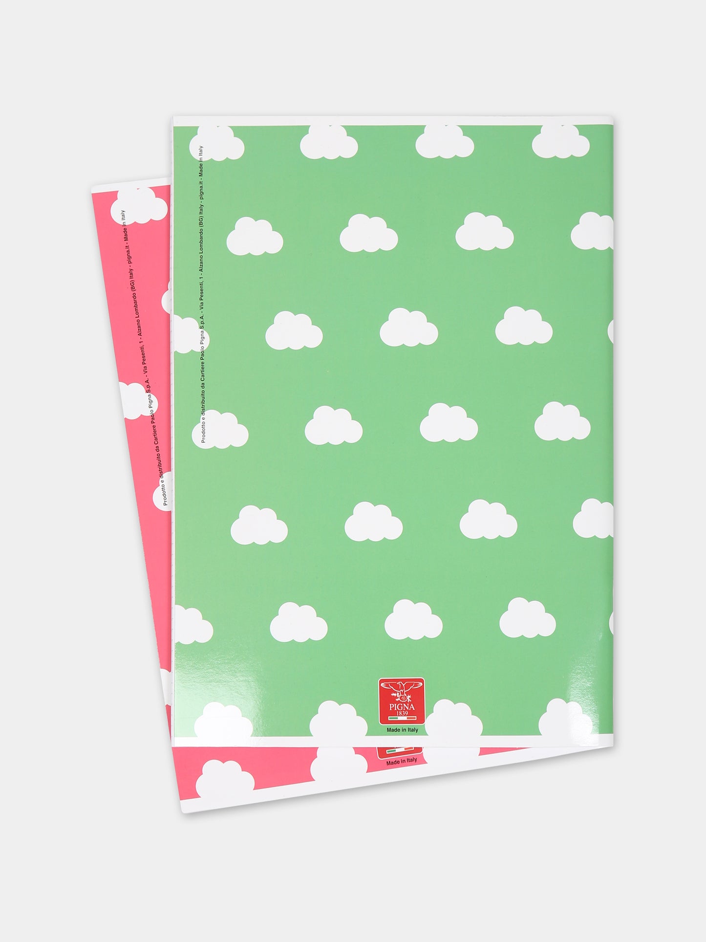 Quaderni Pigna x Cocccolebimbi celeste e giallo,Pigna X Coccolebimbi,ROSA E VERDE