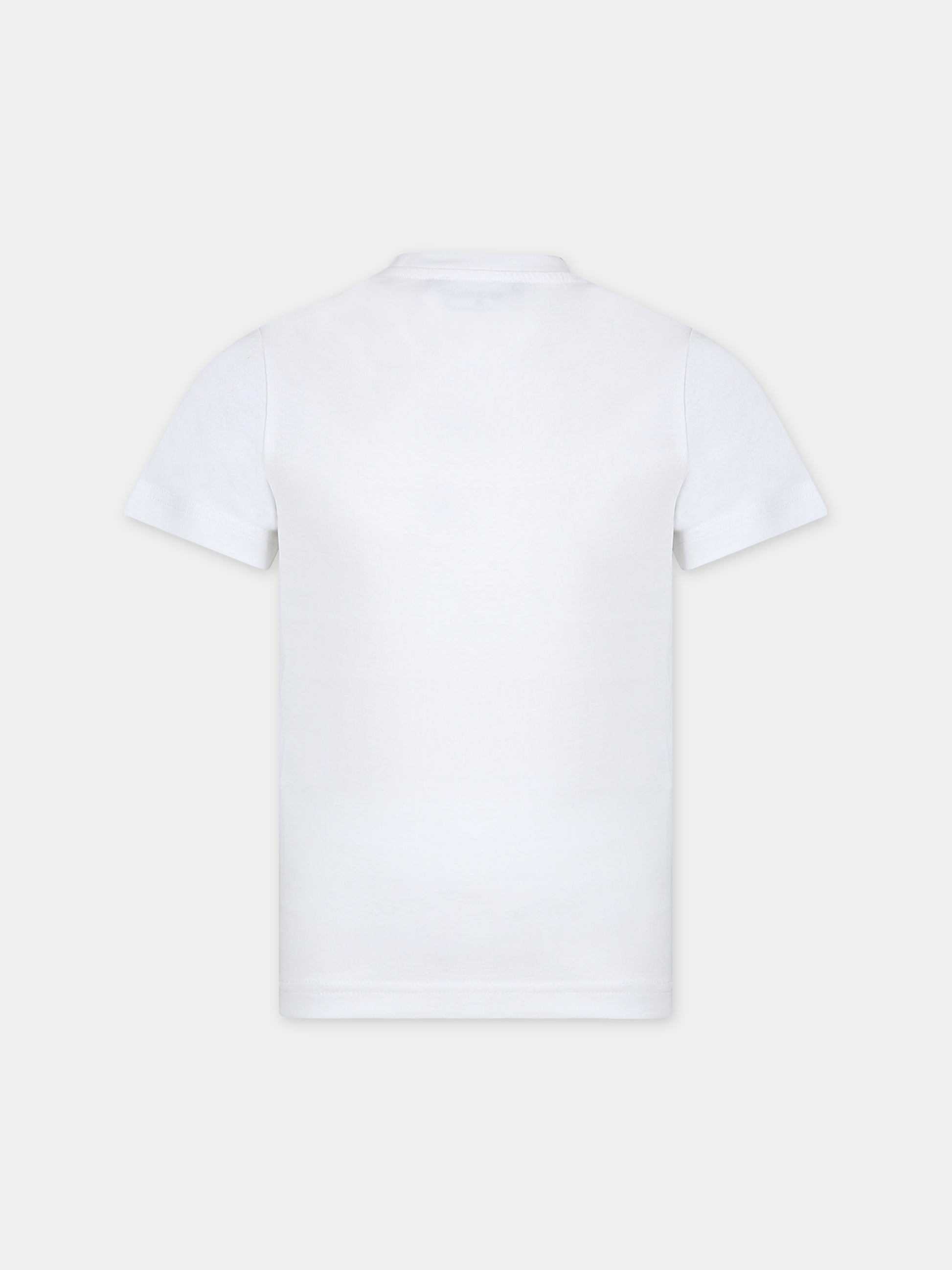 T-shirt bianca per bambino con logo,Dsquared2,DQ0515 D00MQ DQ100