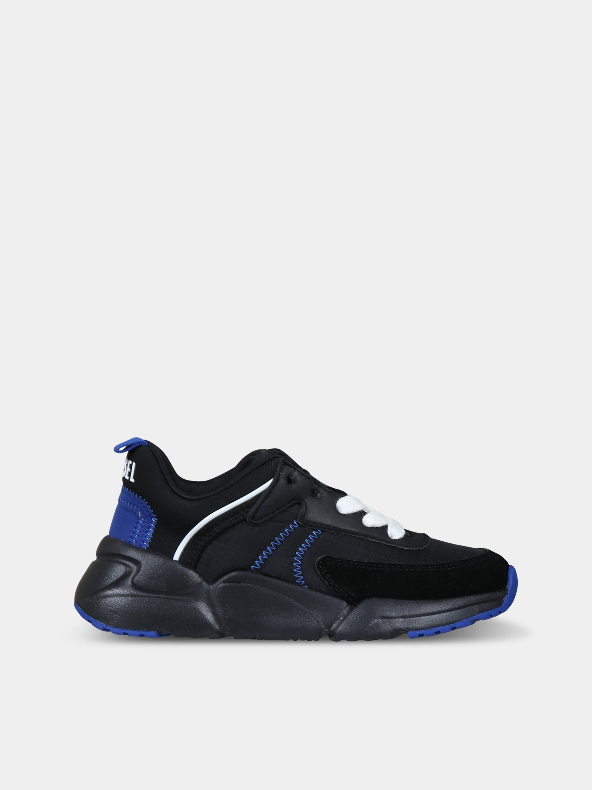 Sneakers nere per bambino con logo blu,Diesel,BC0526 P4656 H9514