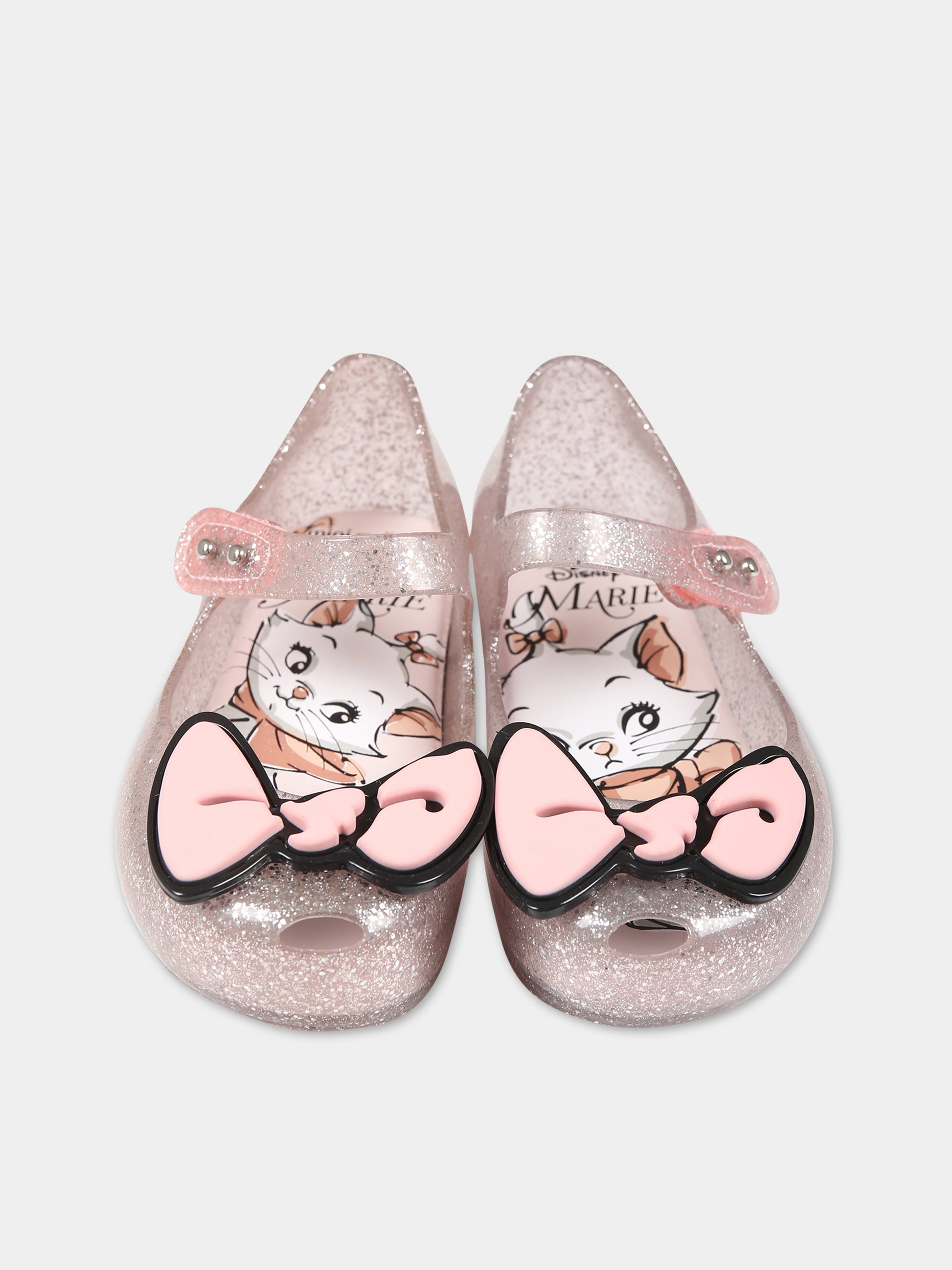 Ballerine trasparenti per bambina con fiocco,Mini Melissa,33753 AJ668 06411