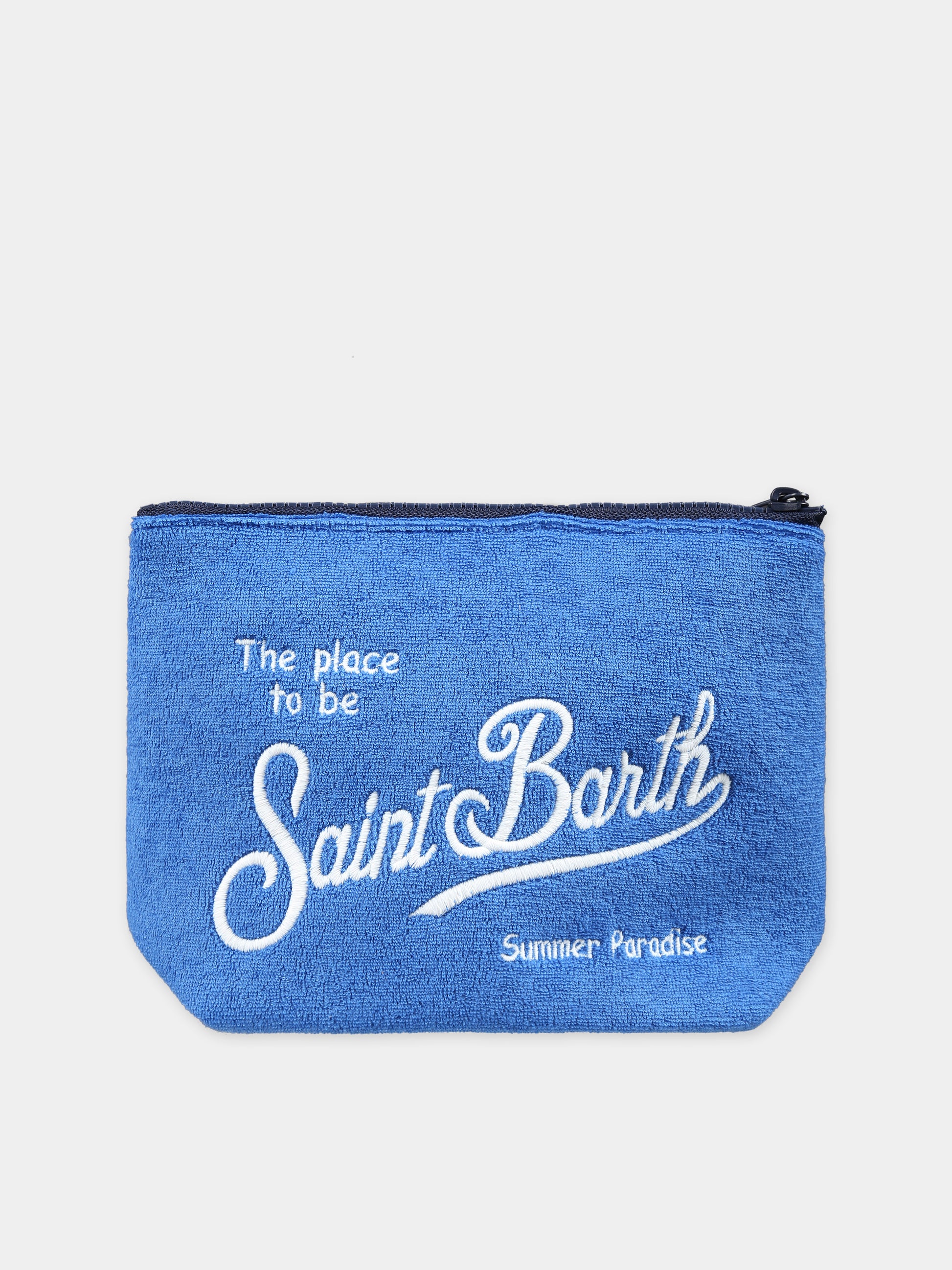 Pochette azzurra per bambini con logo,Mc2 Saint Barth,ALI0003 00309F